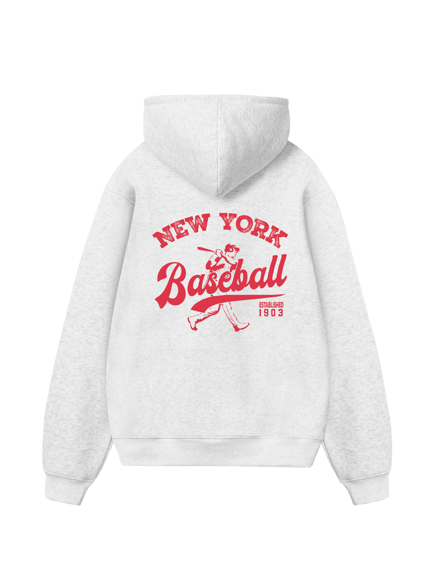 New York Baseball Pink Hoodie