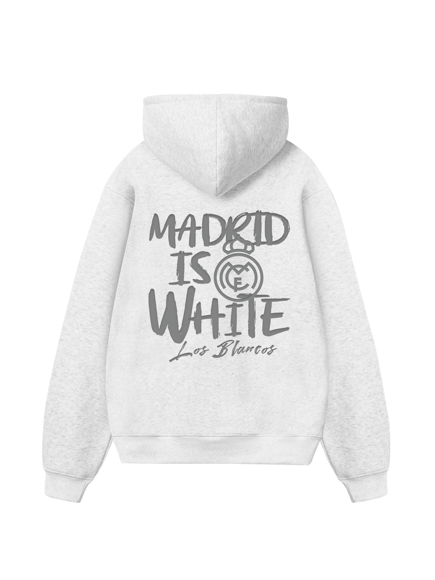 Real Marid Marid Is White Hoodie