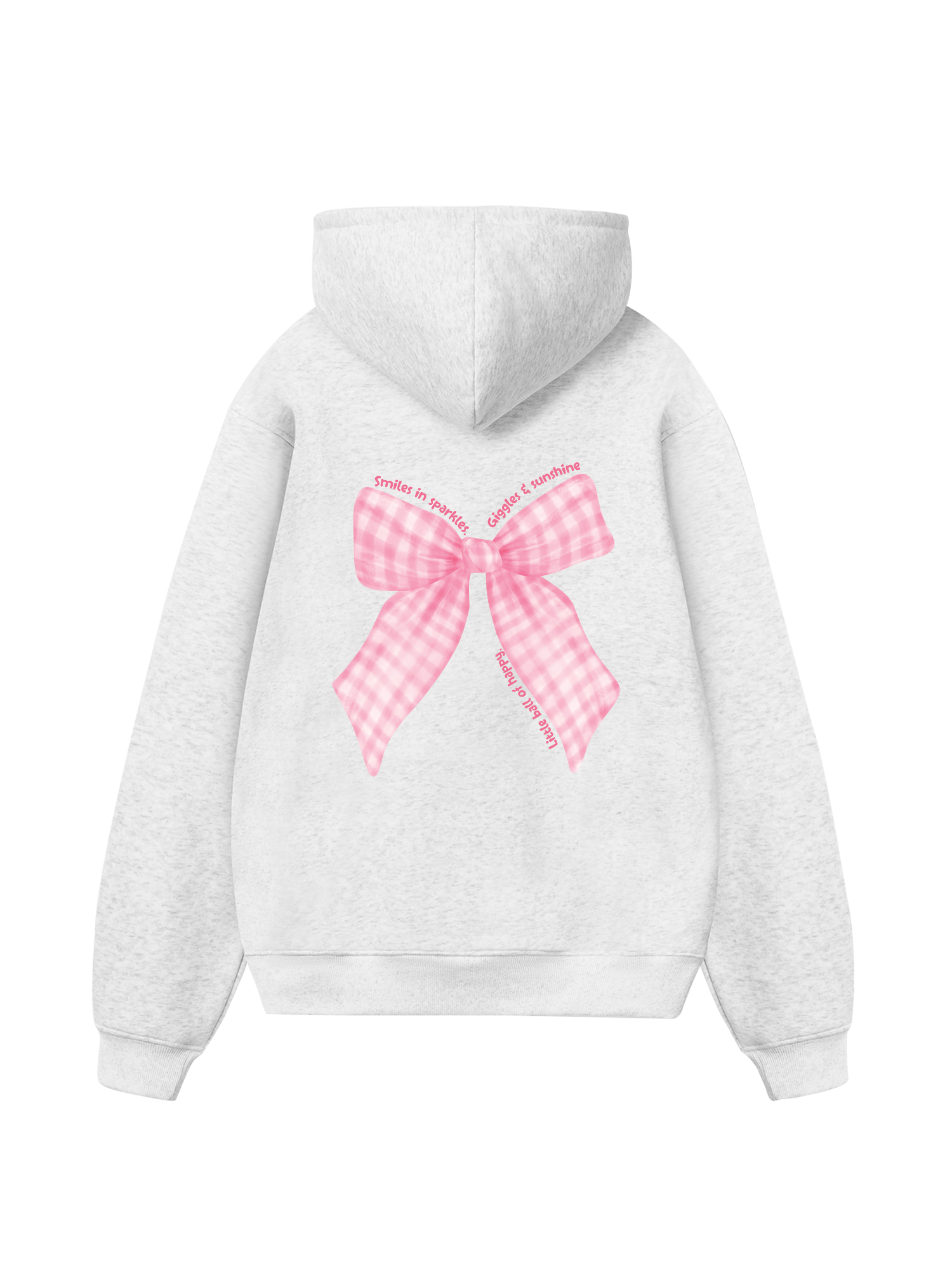 Girly Mood Pink Ribbon Hoodie