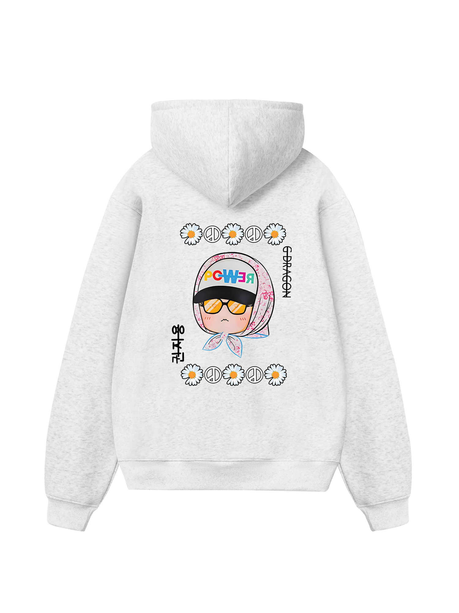 Floral With GD Chibi Daisy Flower Hoodie