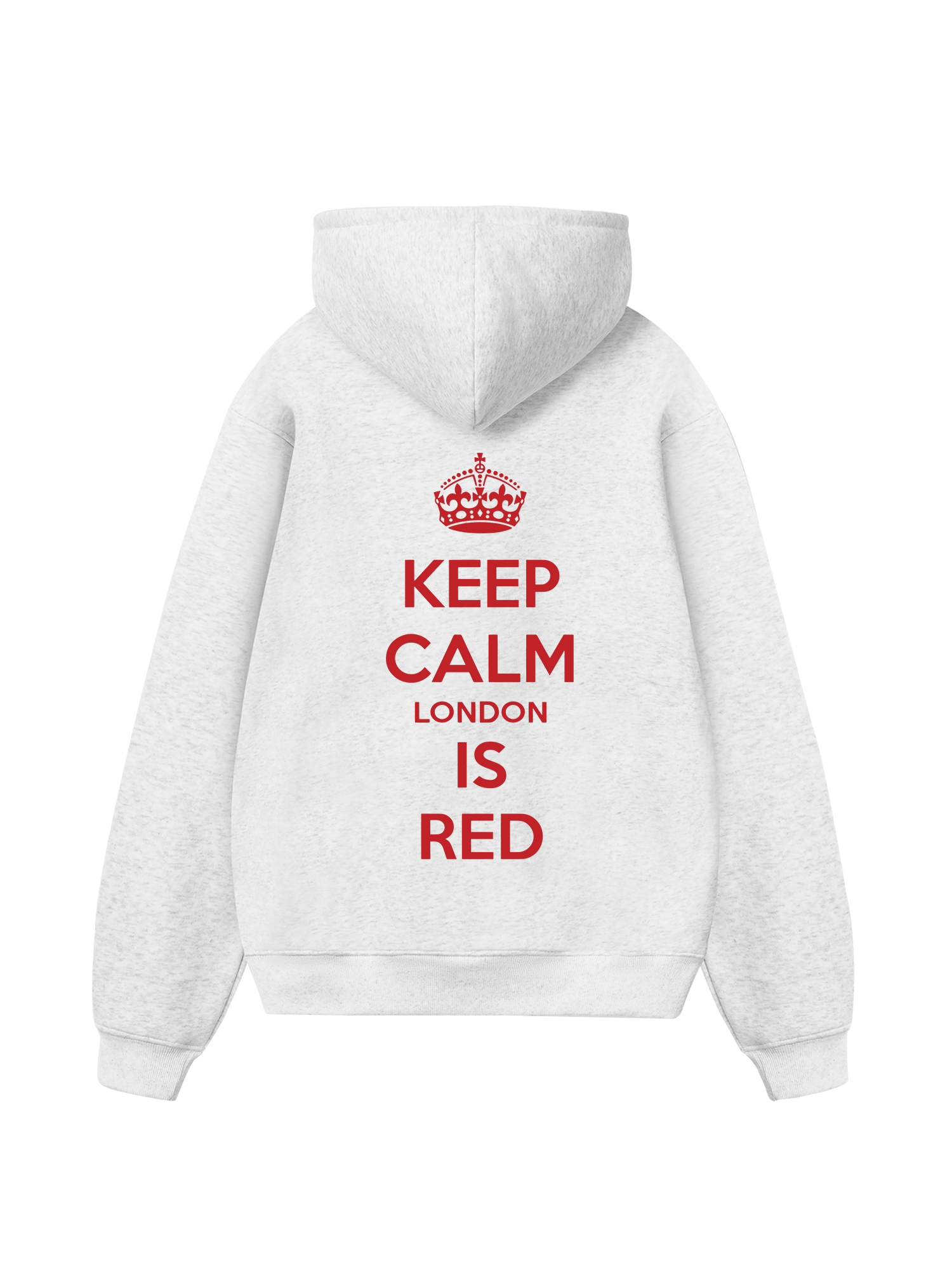 Soccer Keep Calm London Is Red Hoodie