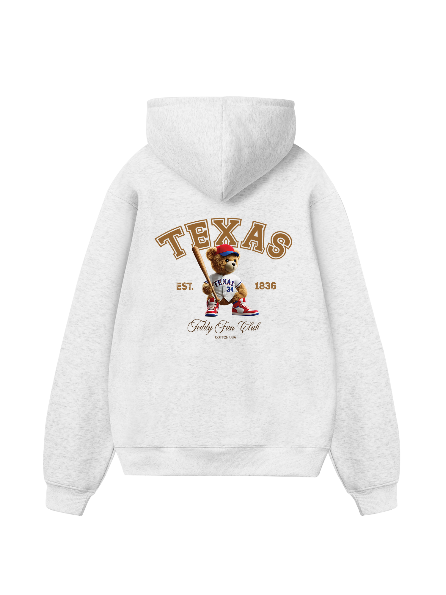 Baseball Texas Teddy Fan Club Hoodie