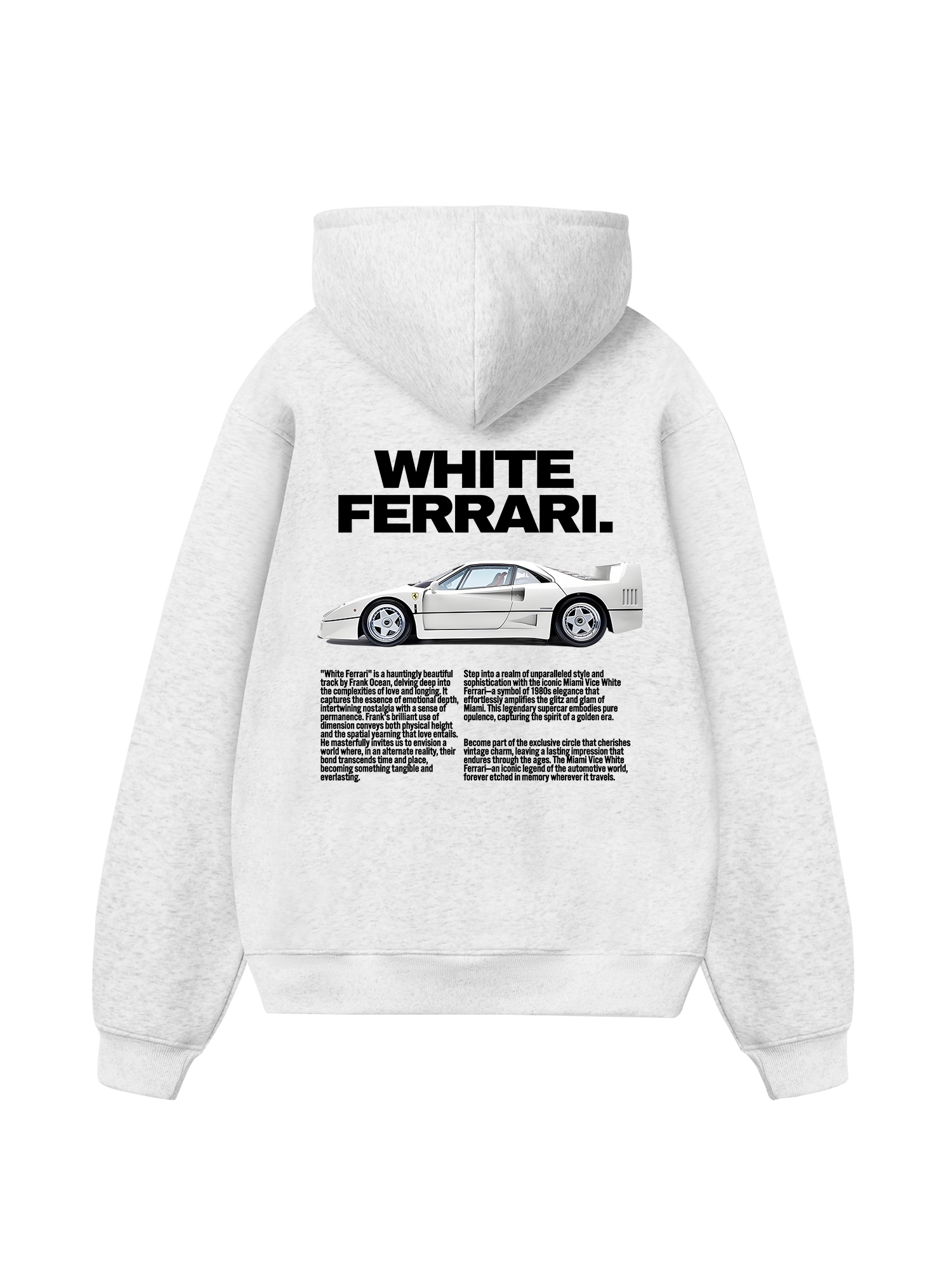 Ferrari White Brilliant Hoodie