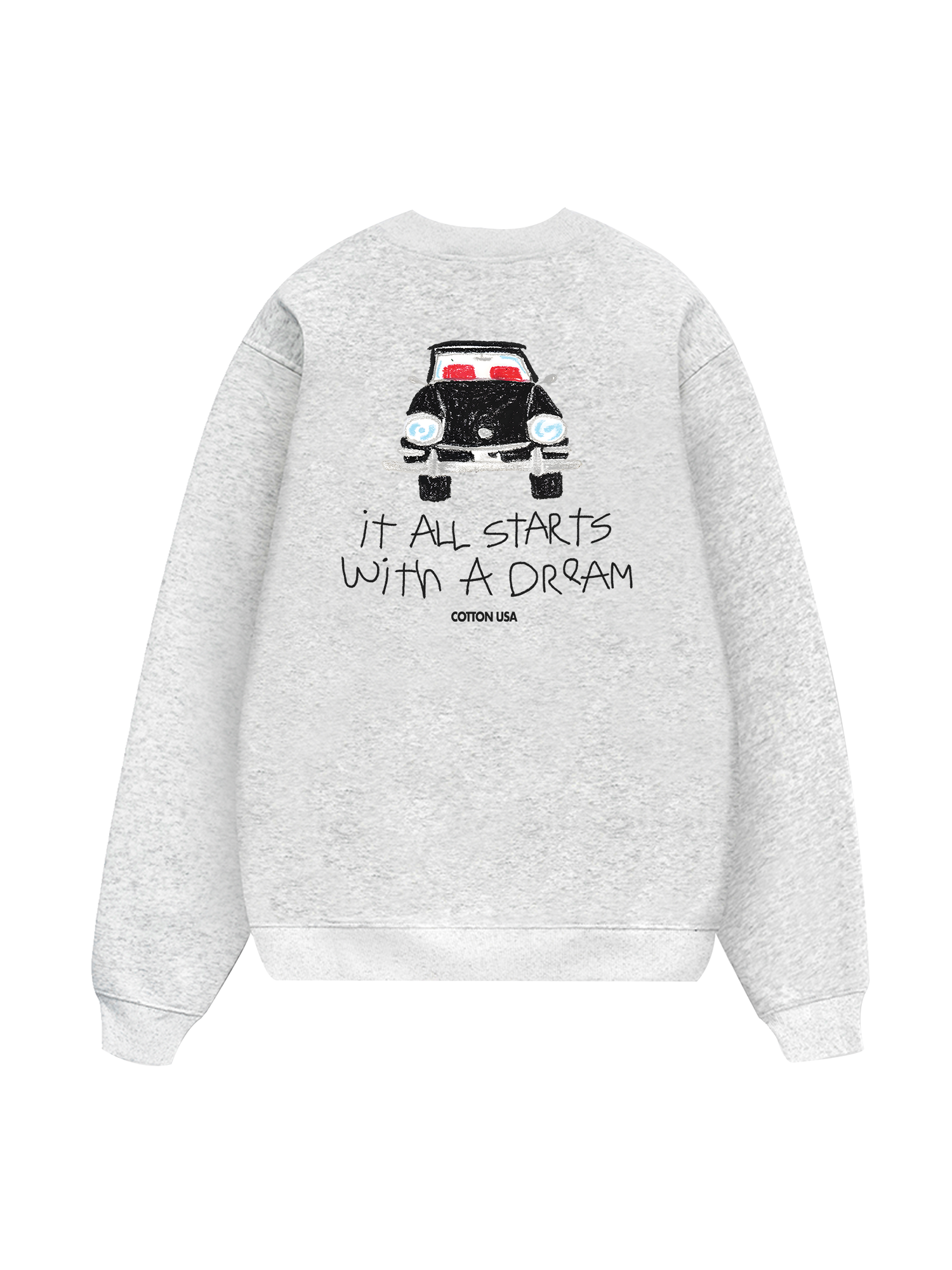 Classic Car Dream Crayon Sweater