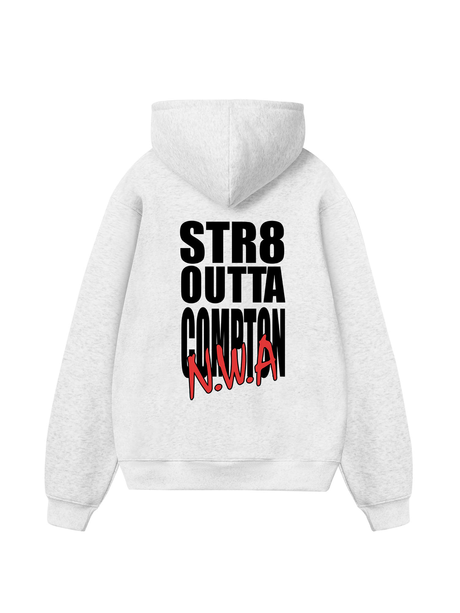 Rapper NWA Straight Outta Compton Typo Hoodie