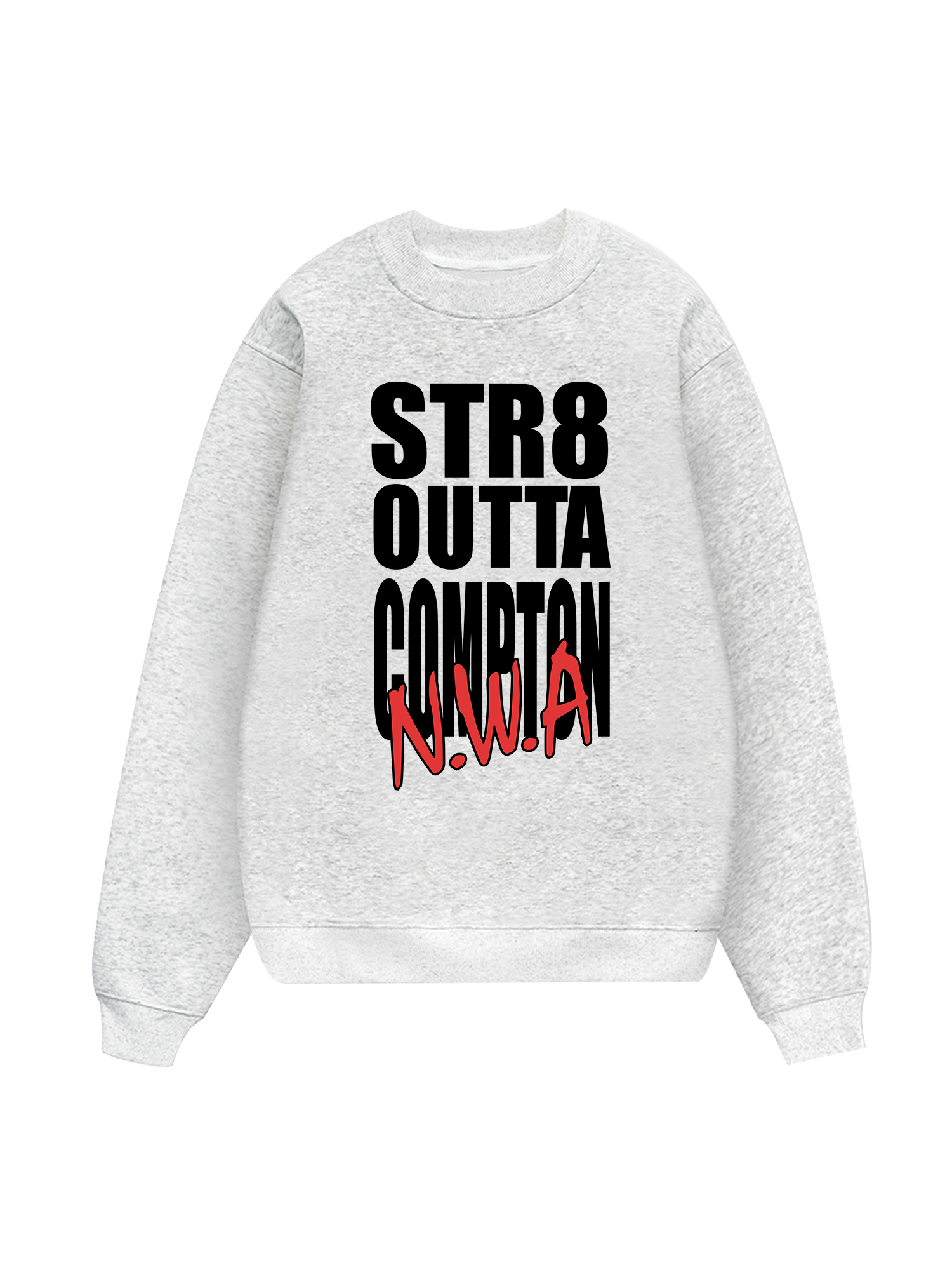 Rapper NWA Straight Outta Compton Typo Sweater