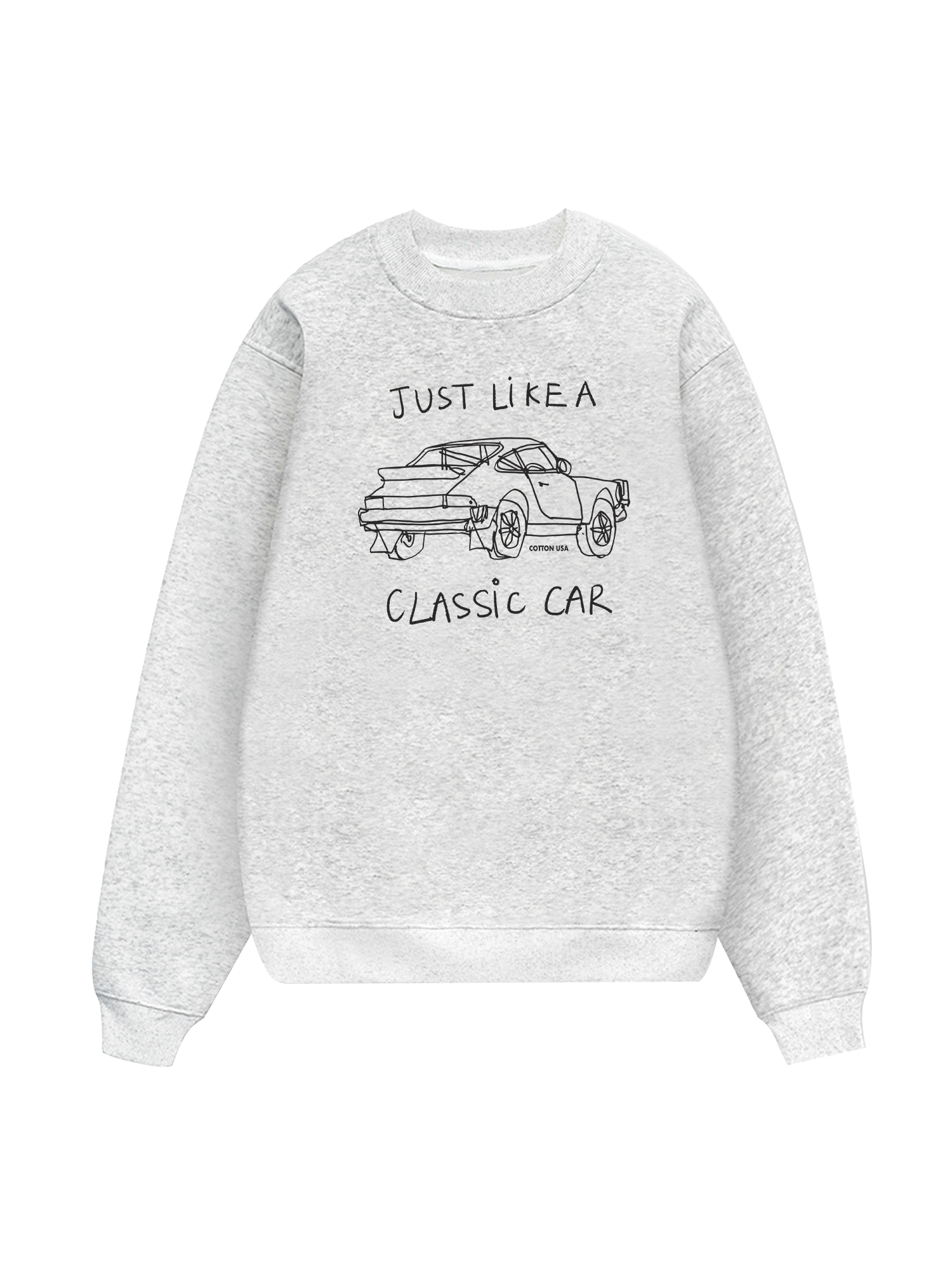 Classic Car Black And White  Sweater