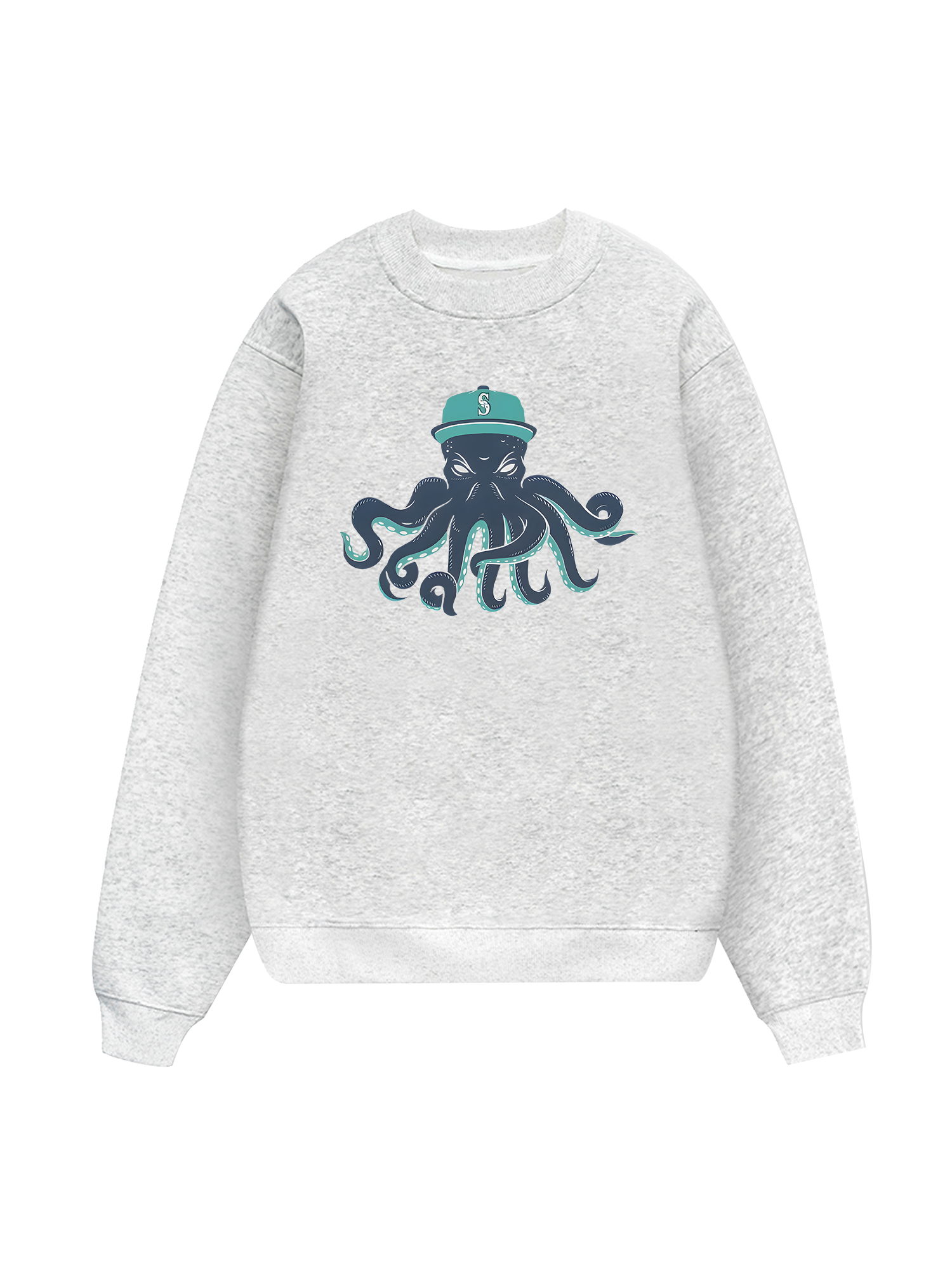 Baseball Green Octopus Sweater