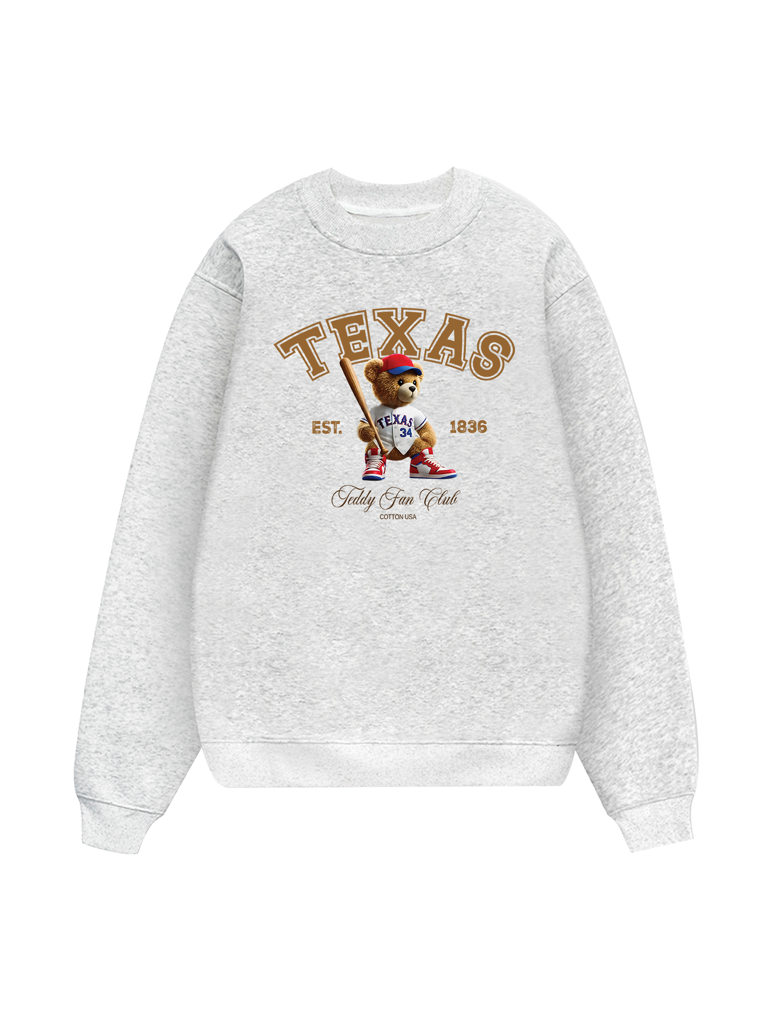 Baseball Texas Teddy Fan Club Sweater