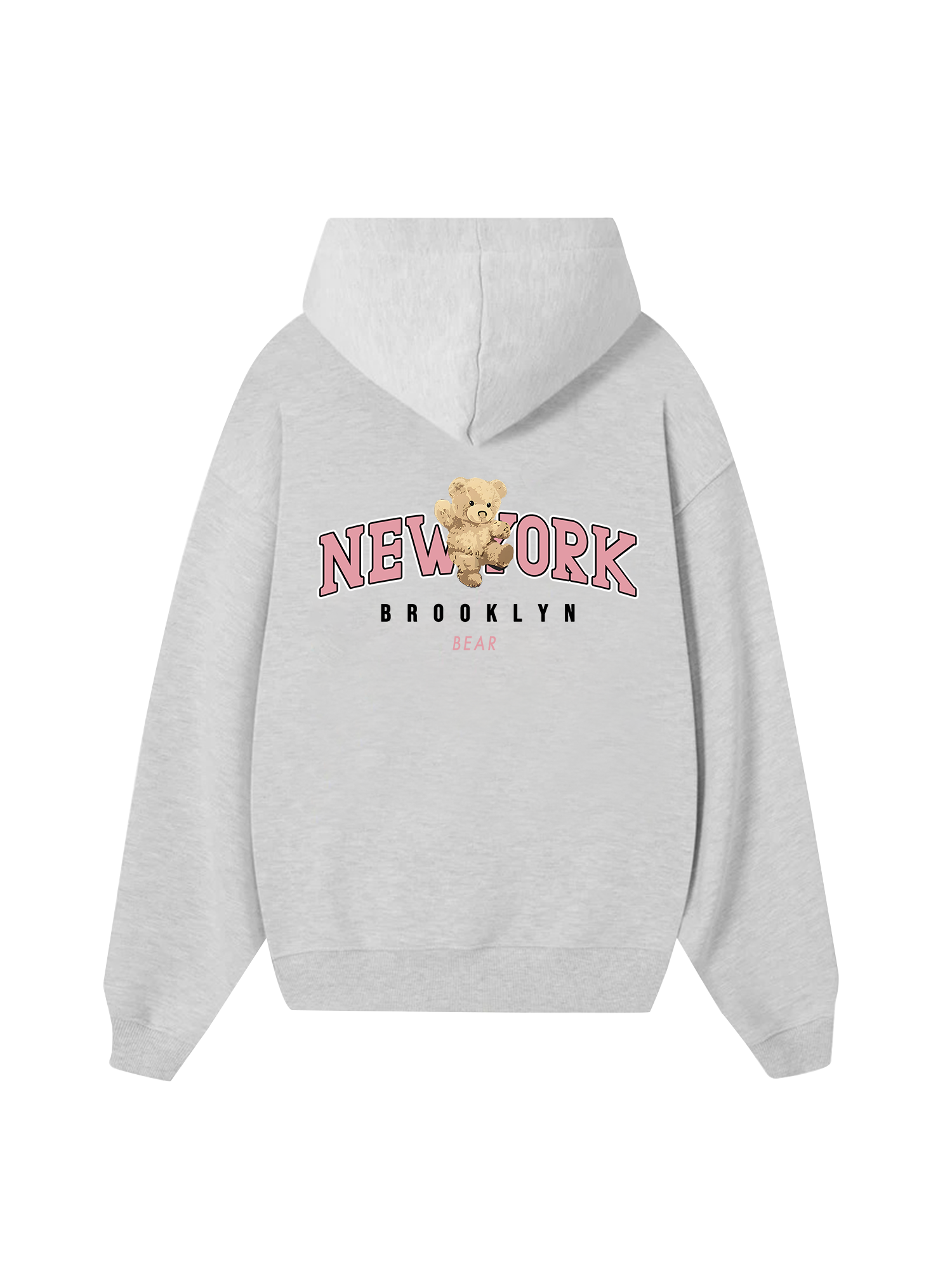 Ciry Pink New York Bear Hoodie