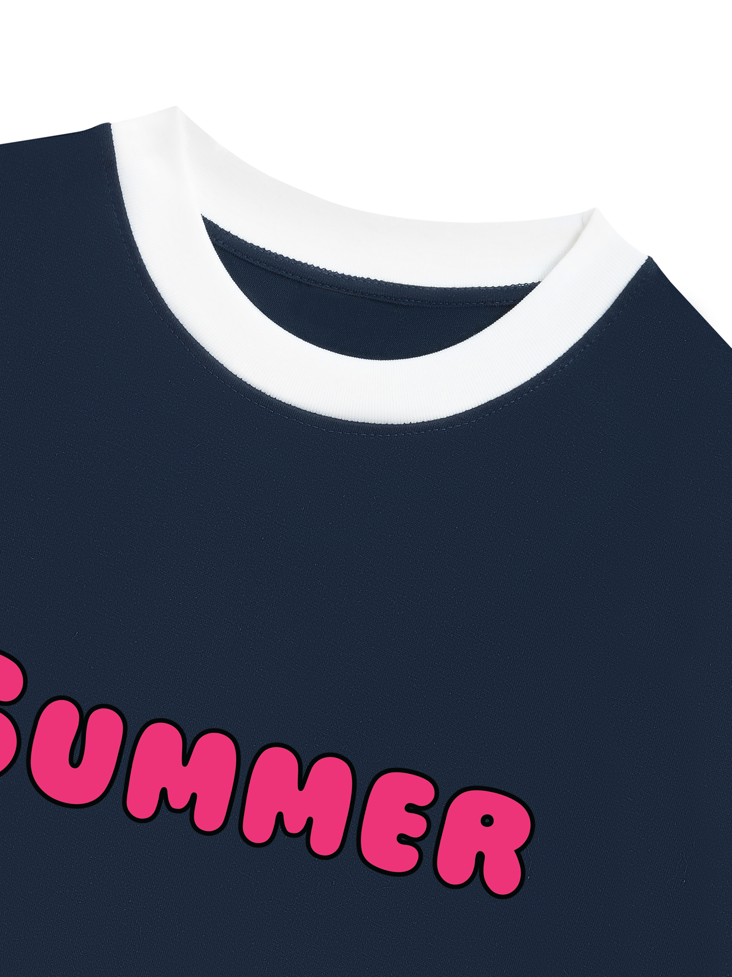 Áo Thun Ringer Relaxed Fit Tropical Summer Beach