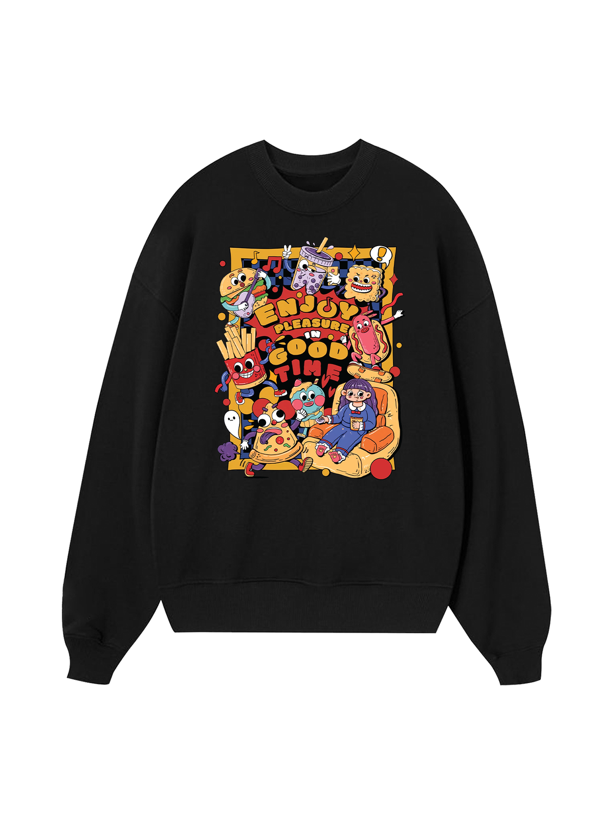 Yummy Mood Enjoy Pleasure In Good Time Sweater