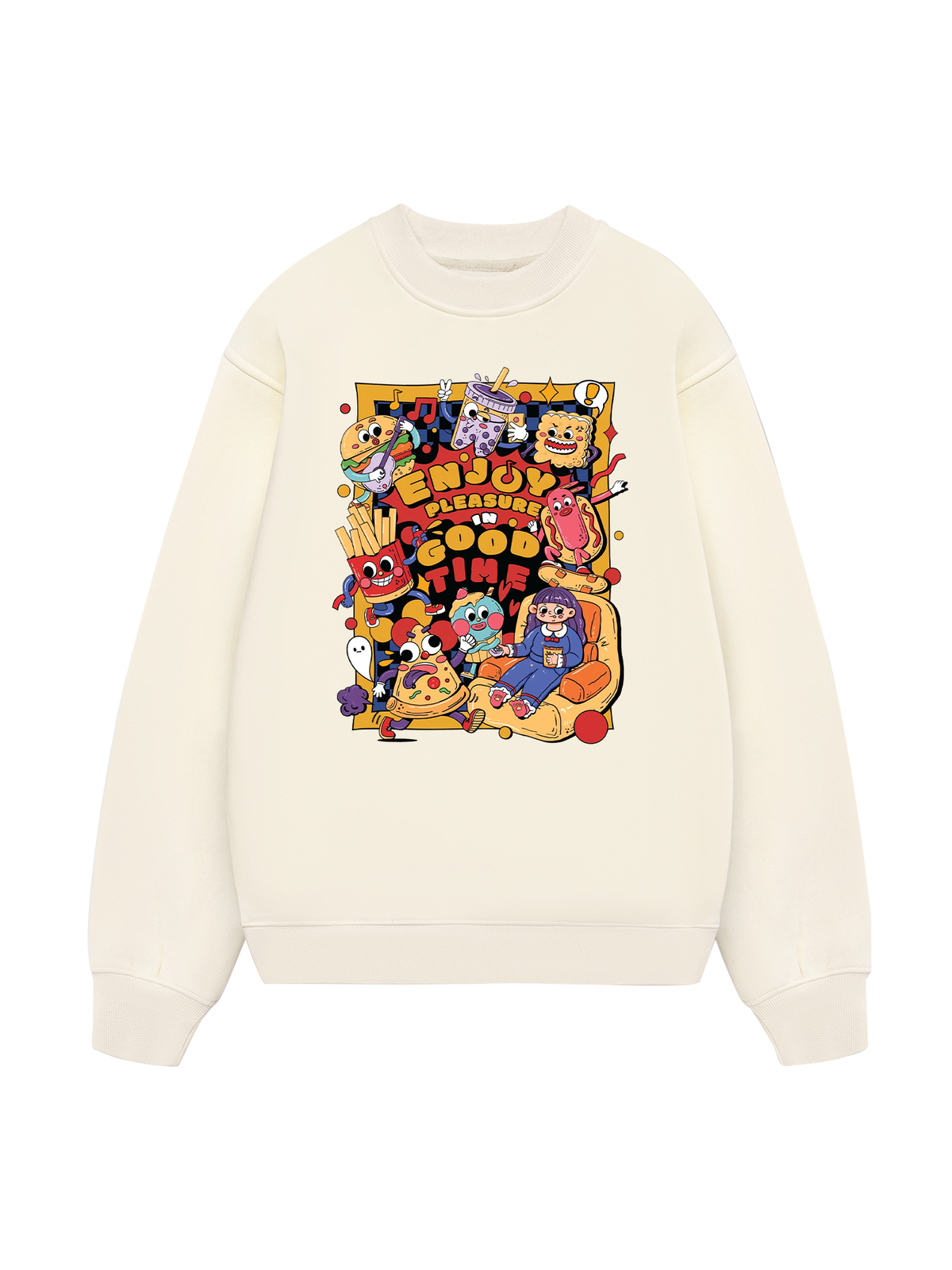 Yummy Mood Enjoy Pleasure In Good Time Sweater