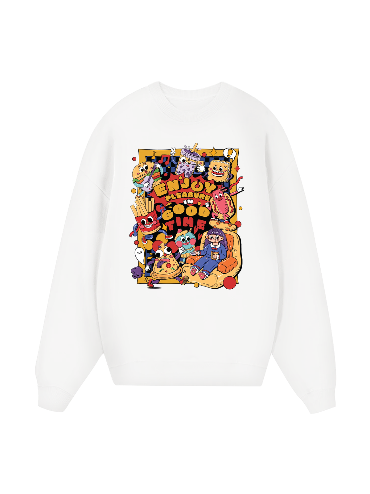 Yummy Mood Enjoy Pleasure In Good Time Sweater