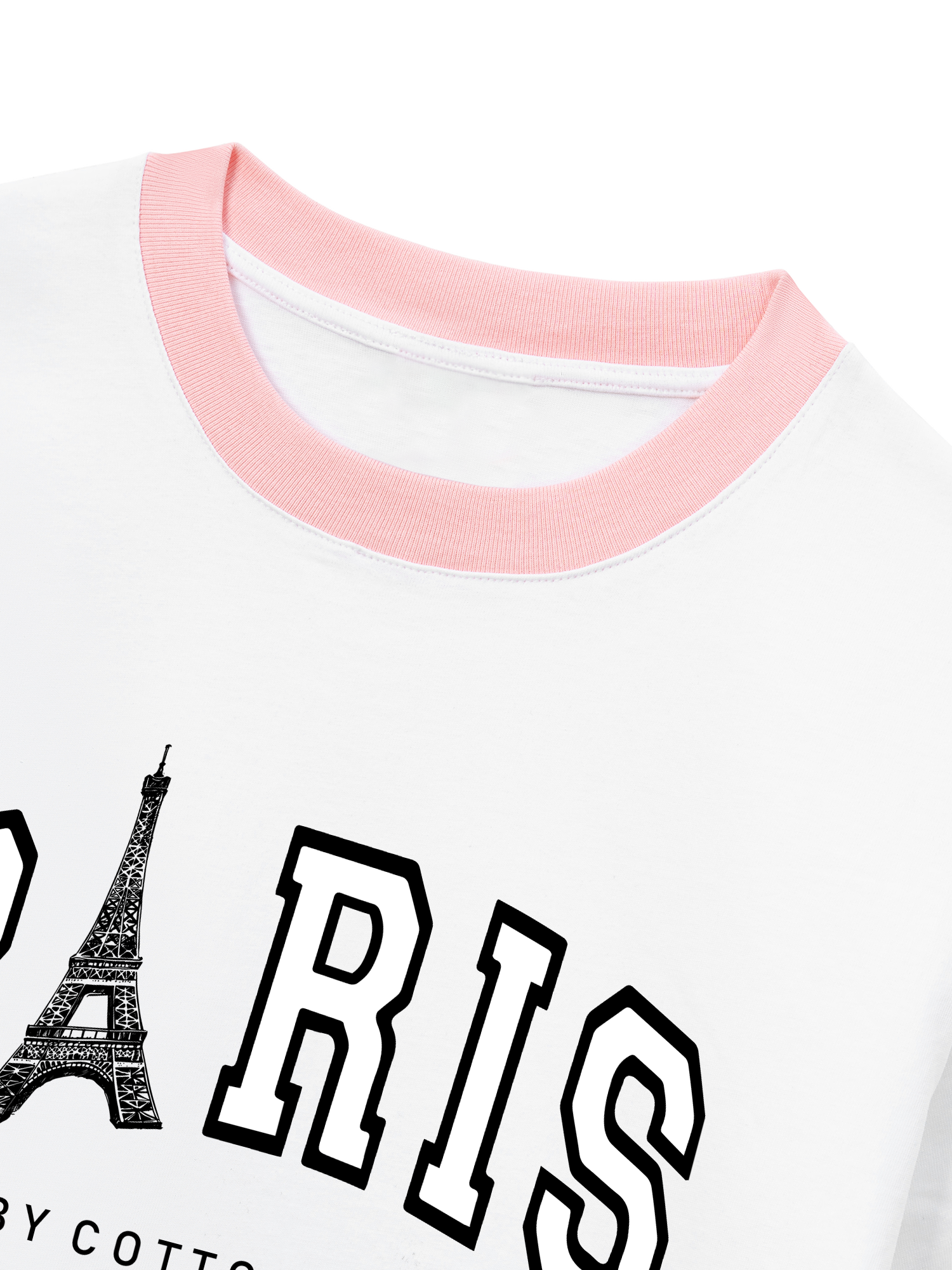 Áo Thun Ringer Relaxed Fit City Paris