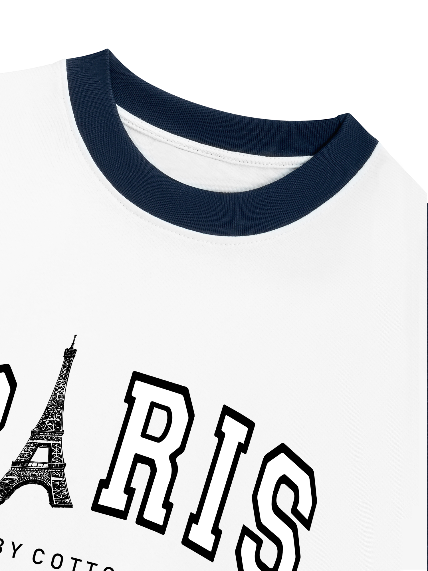 Áo Thun Ringer Relaxed Fit City Paris