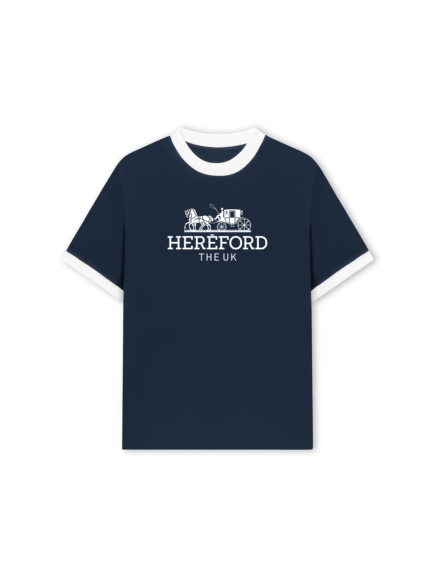 Áo Thun Ringer Relaxed Fit City Hereford