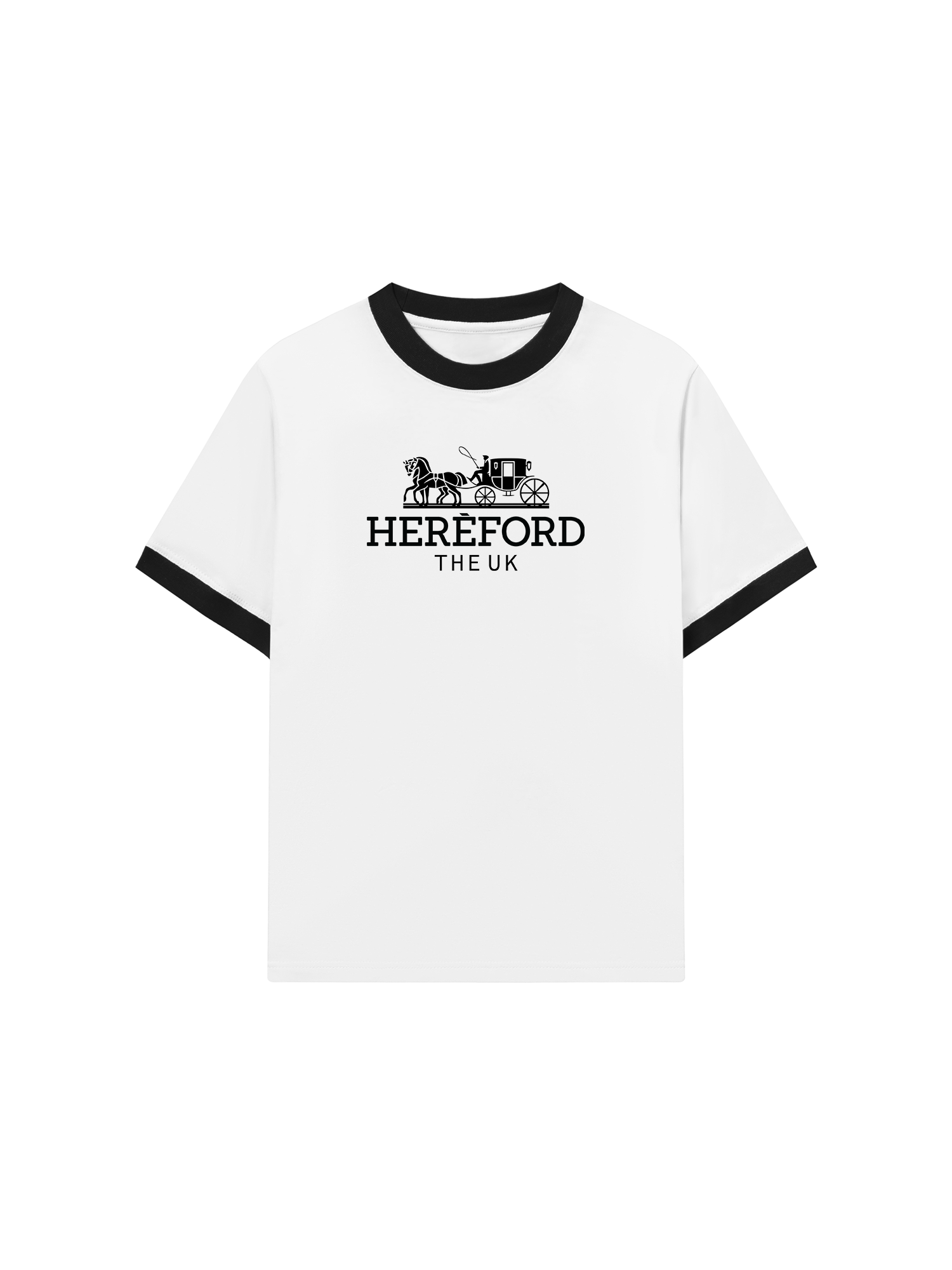 Áo Thun Ringer Relaxed Fit City Hereford