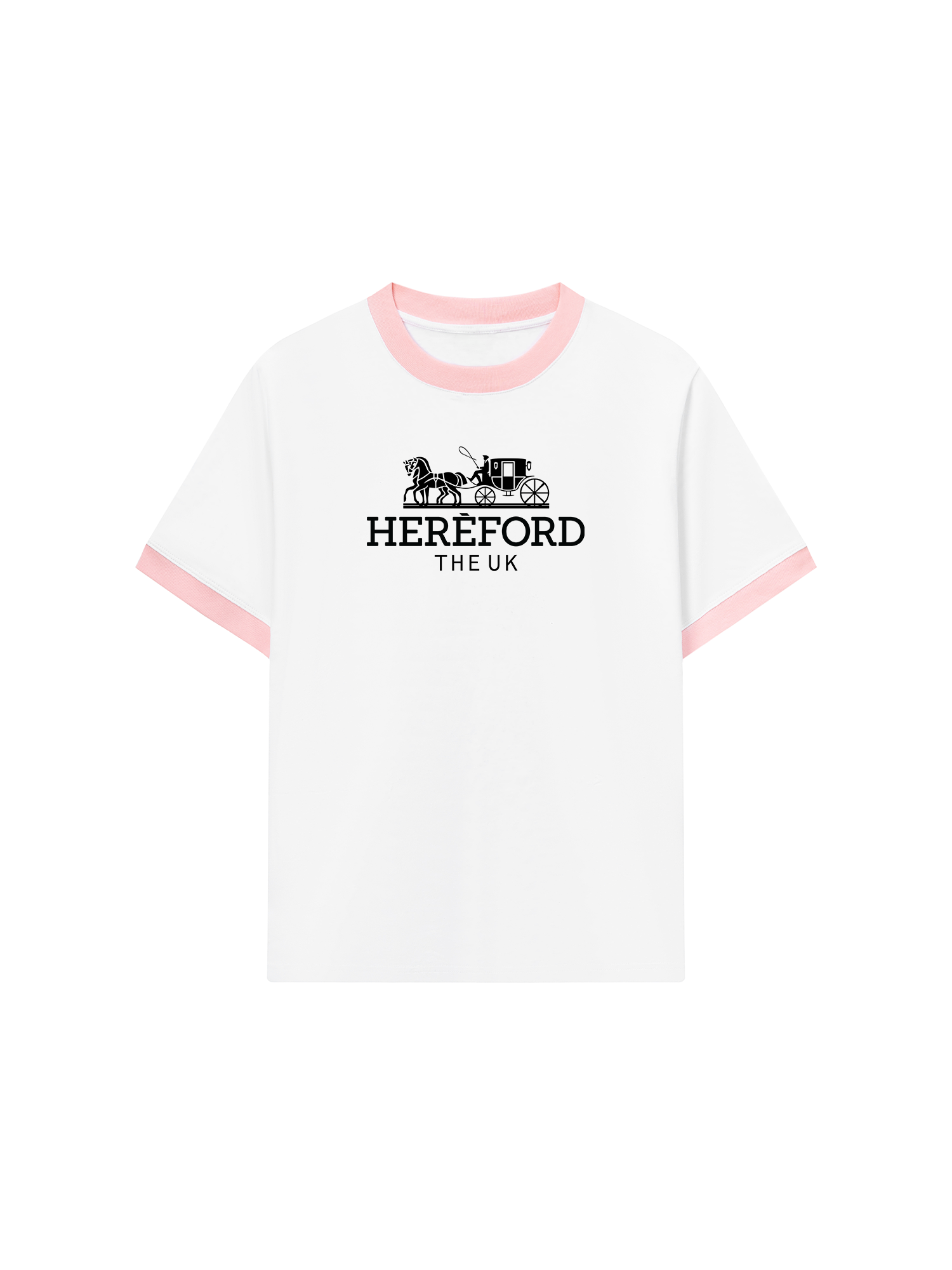Áo Thun Ringer Relaxed Fit City Hereford