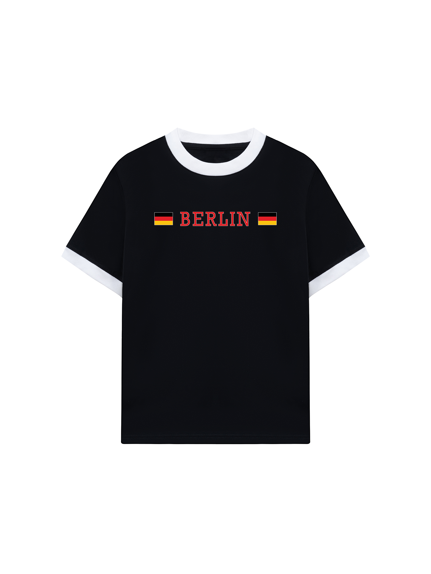 Áo Thun Ringer Relaxed Fit City Berlin