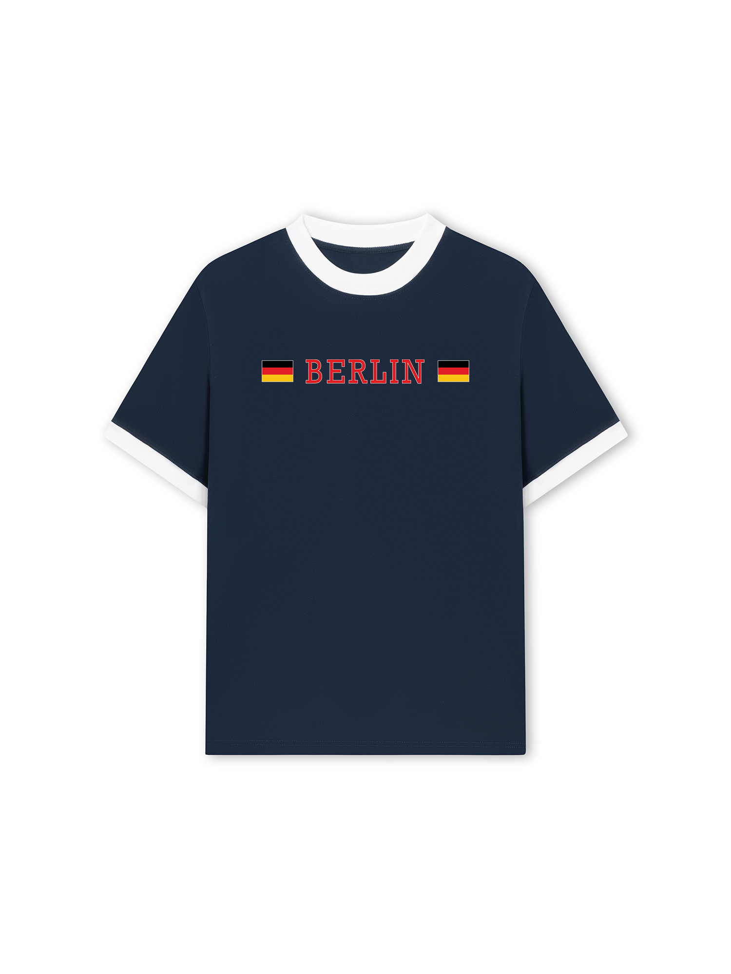 Áo Thun Ringer Relaxed Fit City Berlin