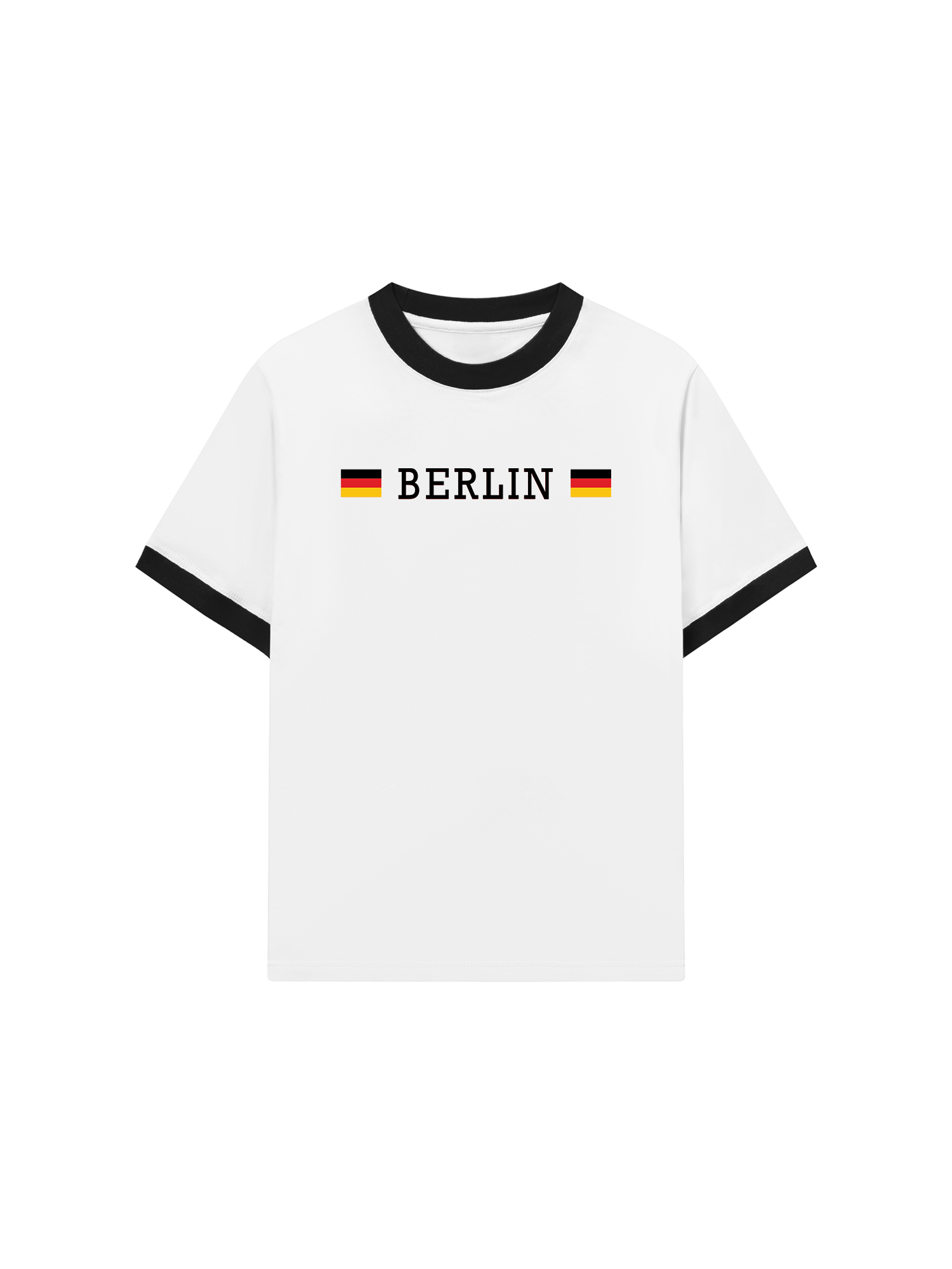 Áo Thun Ringer Relaxed Fit City Berlin