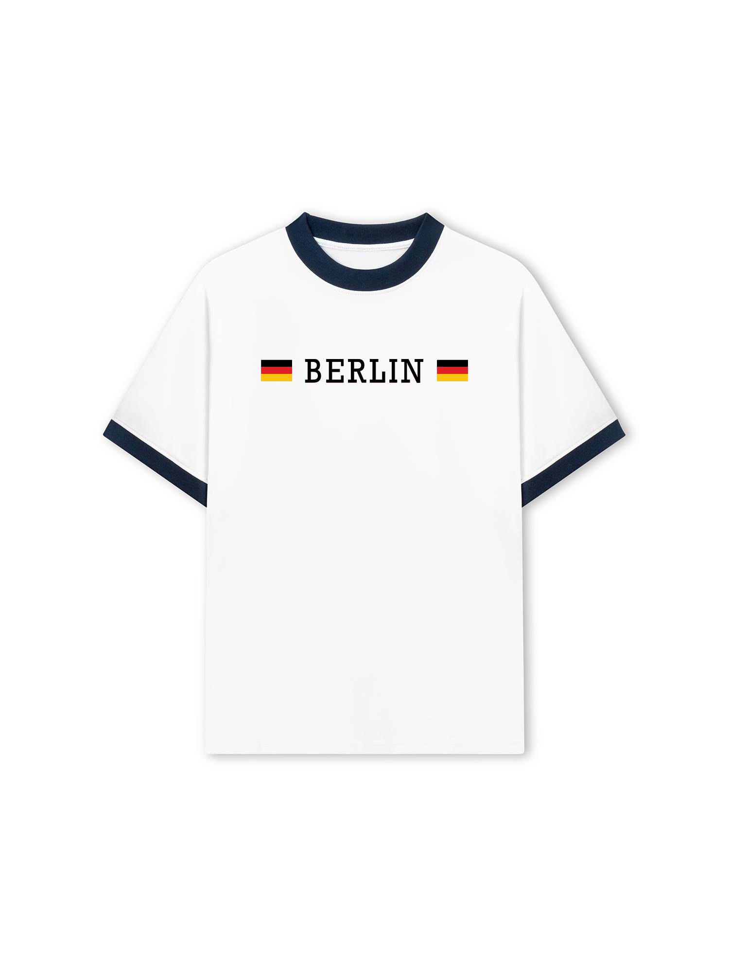 Áo Thun Ringer Relaxed Fit City Berlin