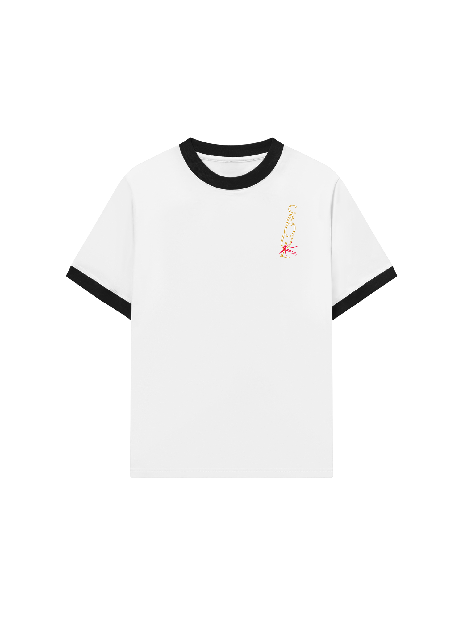 Áo Thun Ringer Relaxed Fit City Seoul Korea