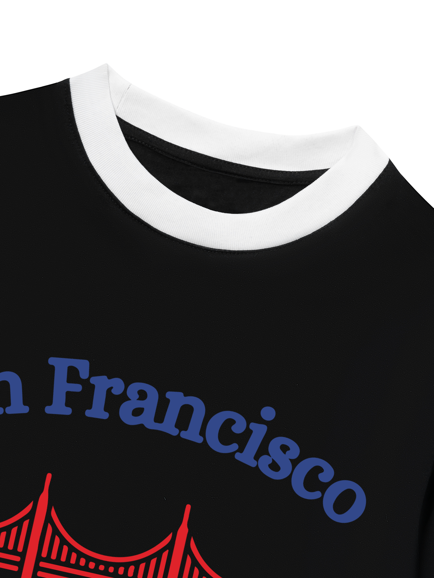 Áo Thun Ringer Relaxed Fit City San Francisco
