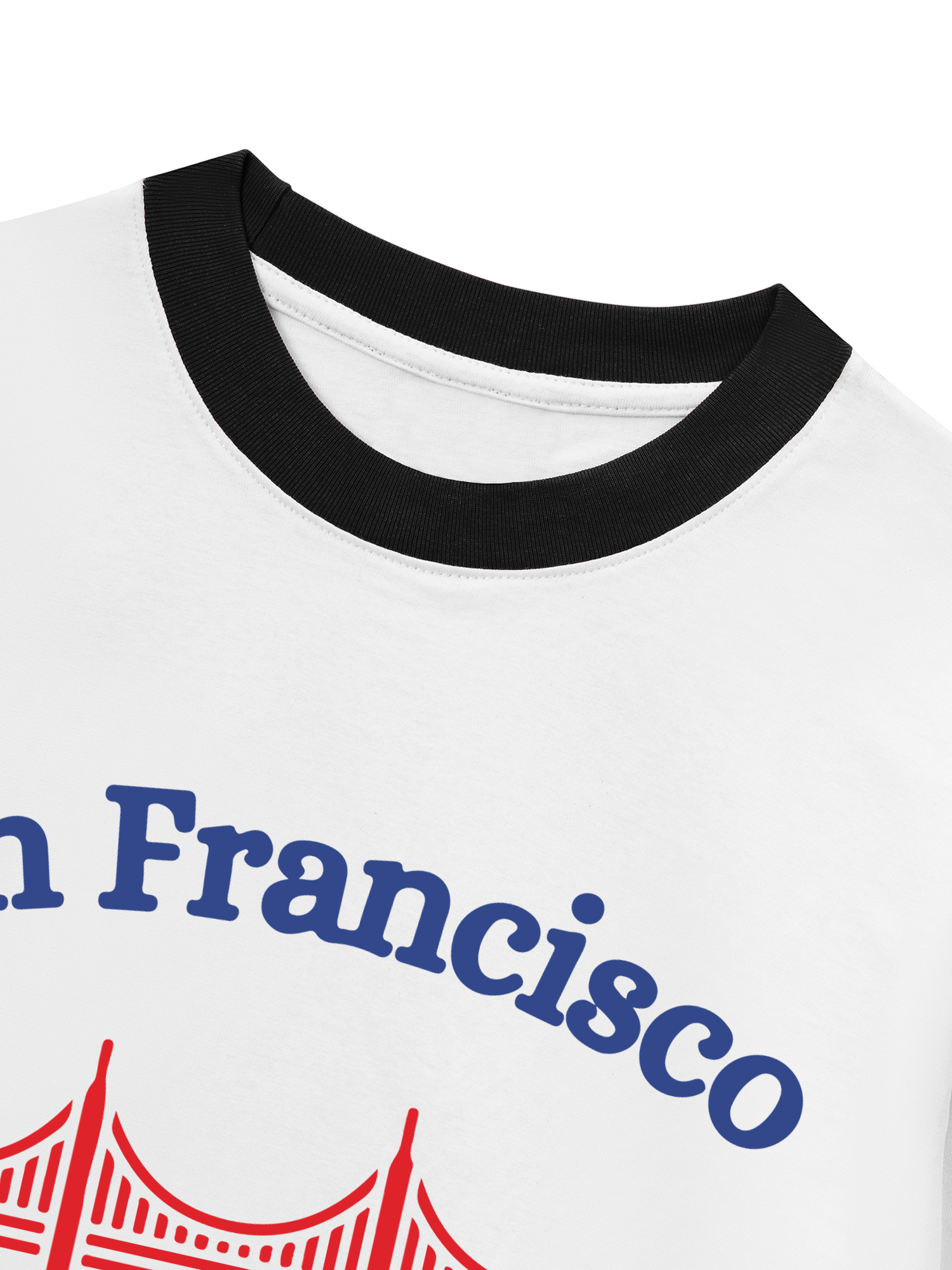 Áo Thun Ringer Relaxed Fit City San Francisco