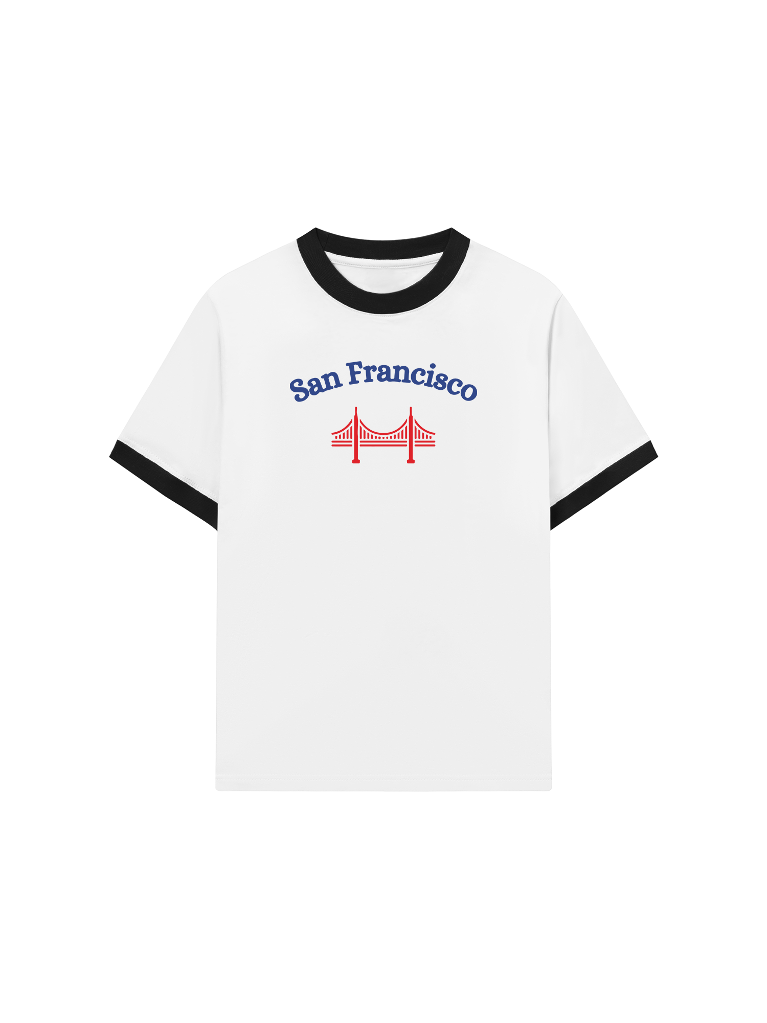 Áo Thun Ringer Relaxed Fit City San Francisco