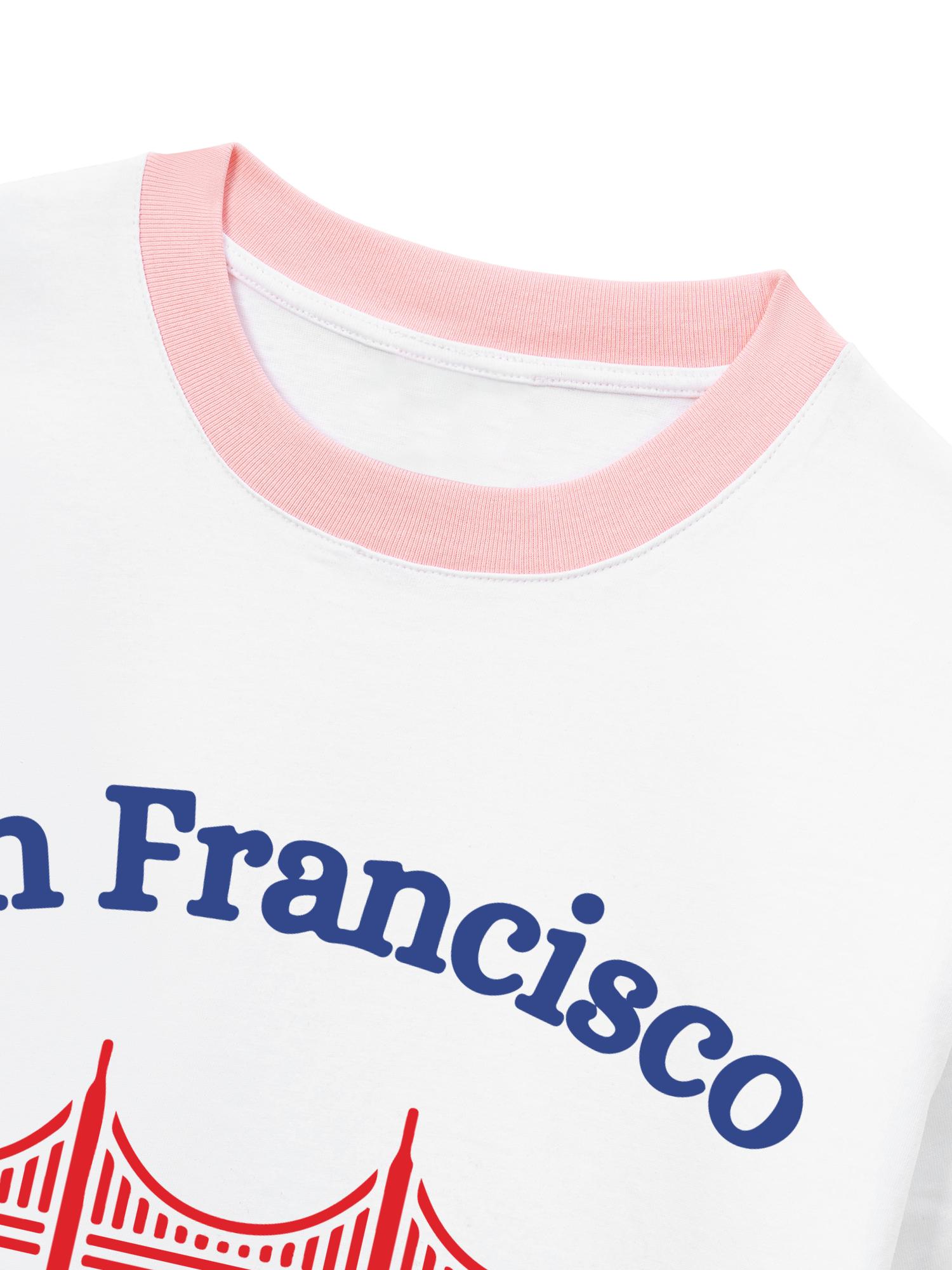 Áo Thun Ringer Relaxed Fit City San Francisco