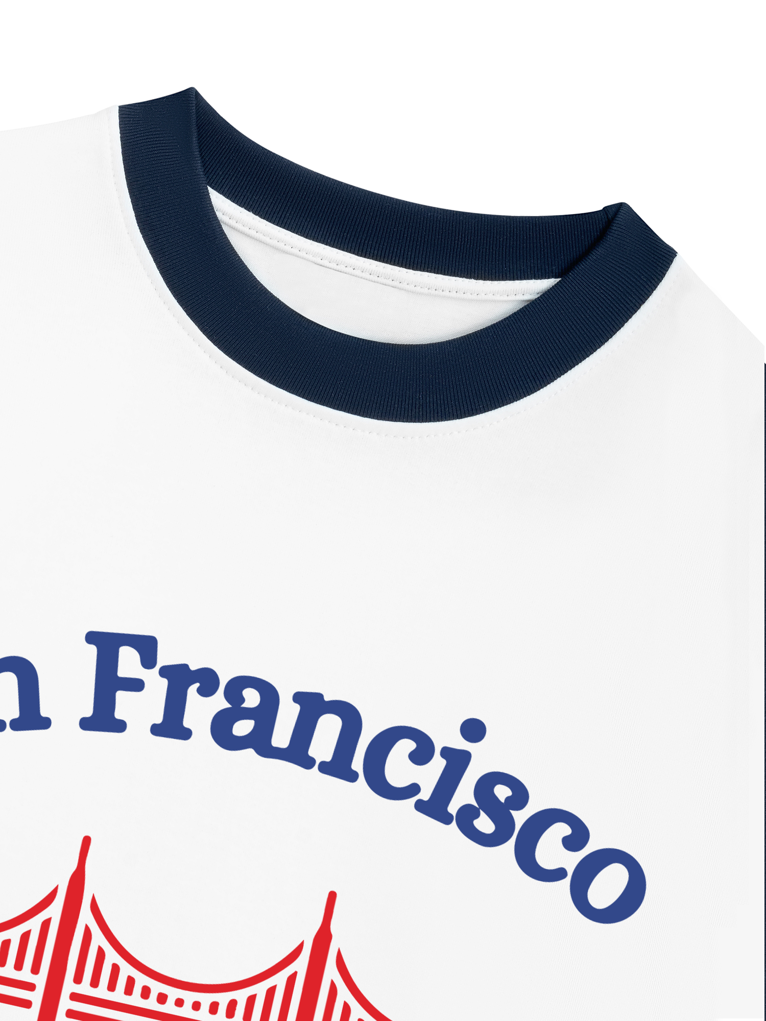 Áo Thun Ringer Relaxed Fit City San Francisco