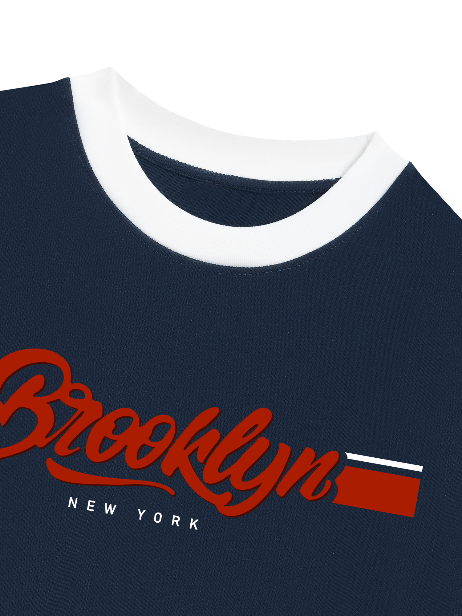 Áo Thun Ringer Relaxed Fit City Brooklyn