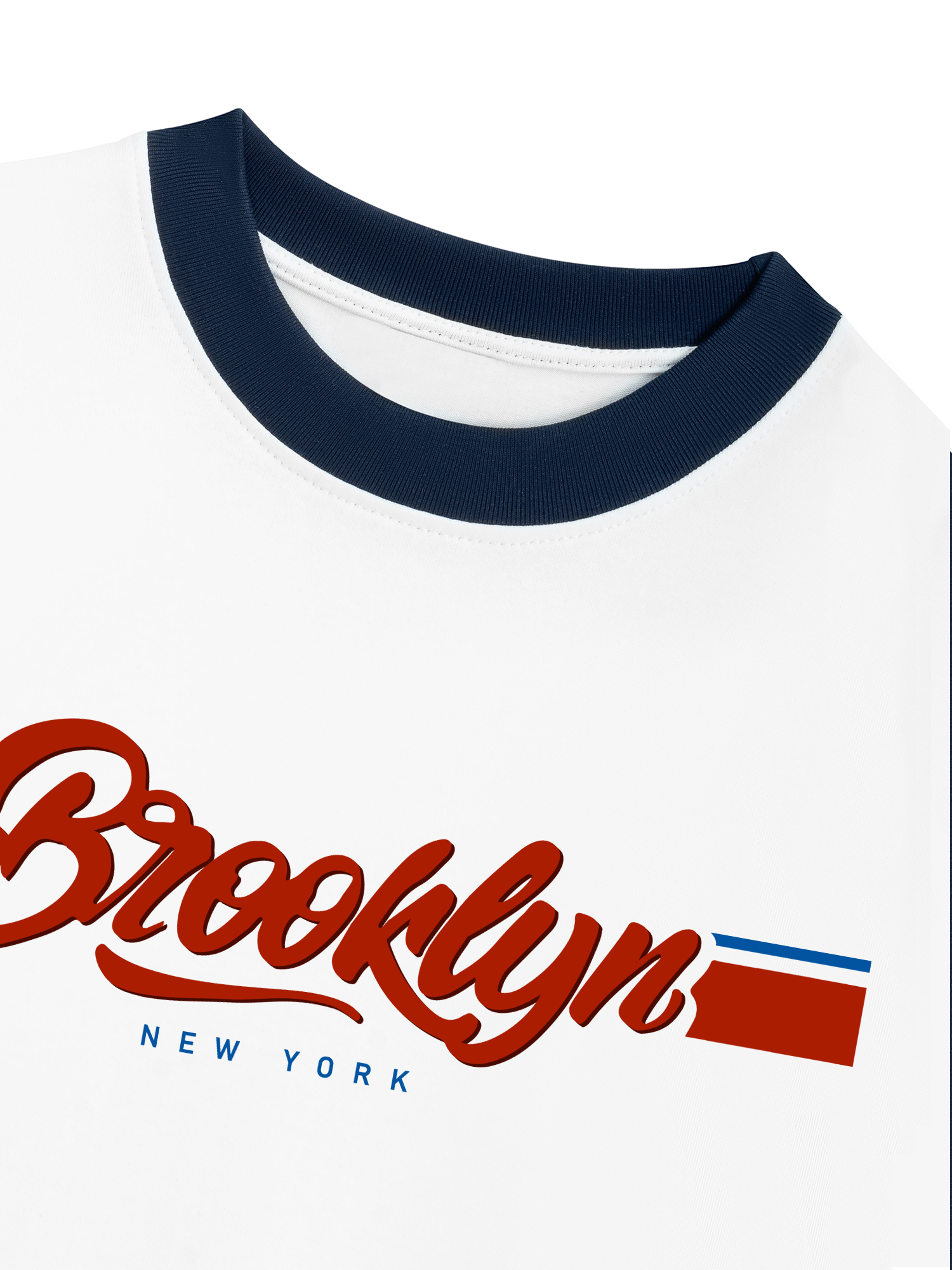 Áo Thun Ringer Relaxed Fit City Brooklyn