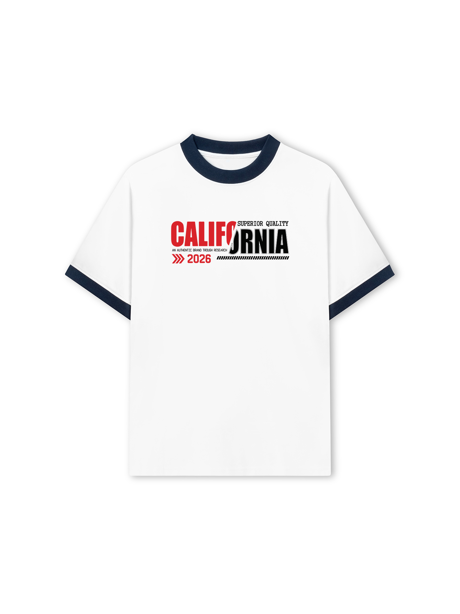 Áo Thun Ringer Relaxed Fit City California