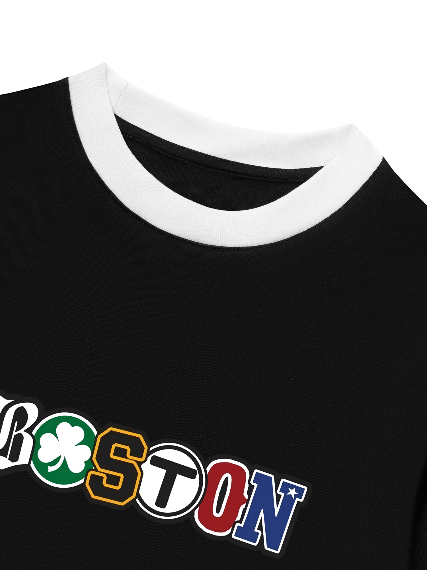 Áo Thun Ringer Relaxed Fit City Boston