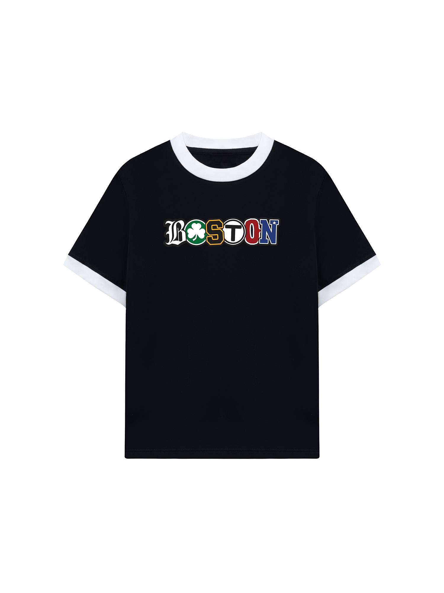 Áo Thun Ringer Relaxed Fit City Boston