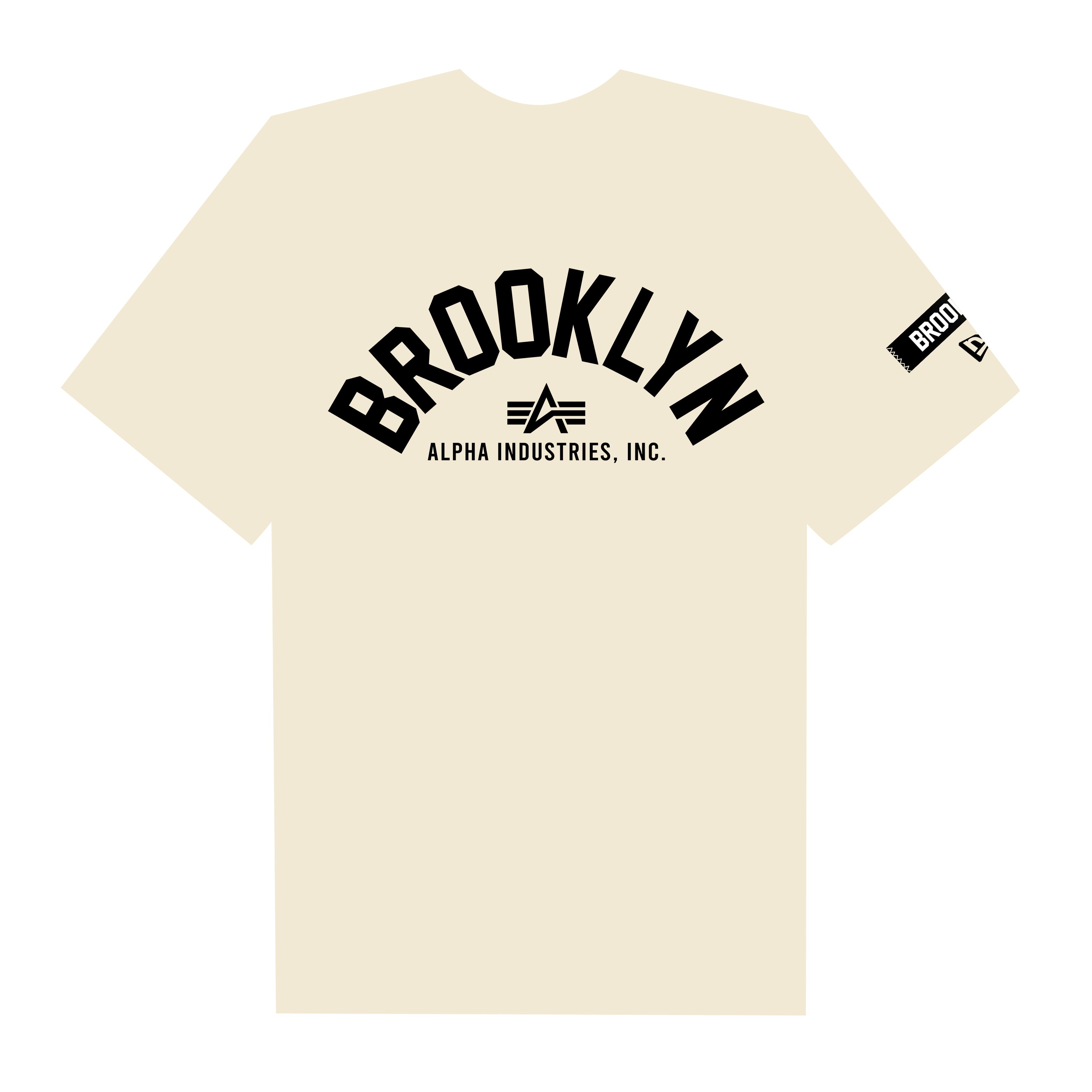 NBA Brooklyn Nets Alpha Industries Striped T-Shirt