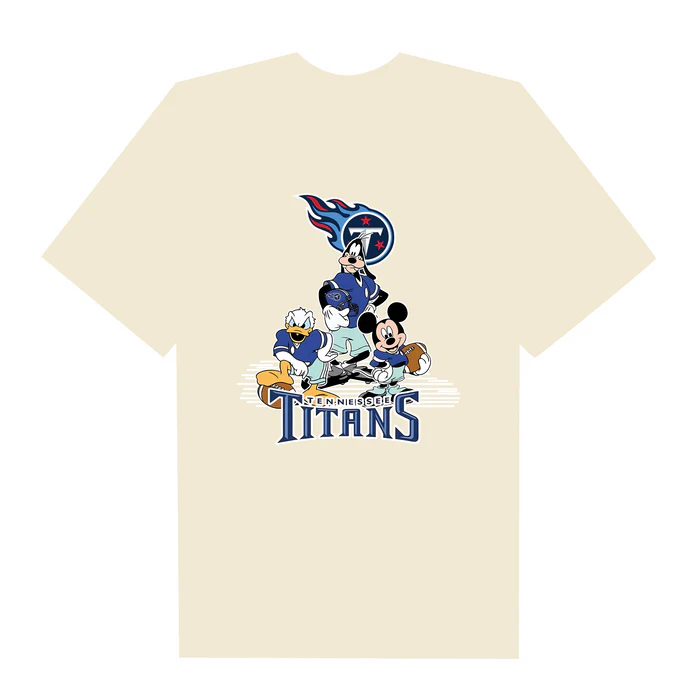 Flash Sale NFL Mickey and Friends Tennessee Titans T-Shirt