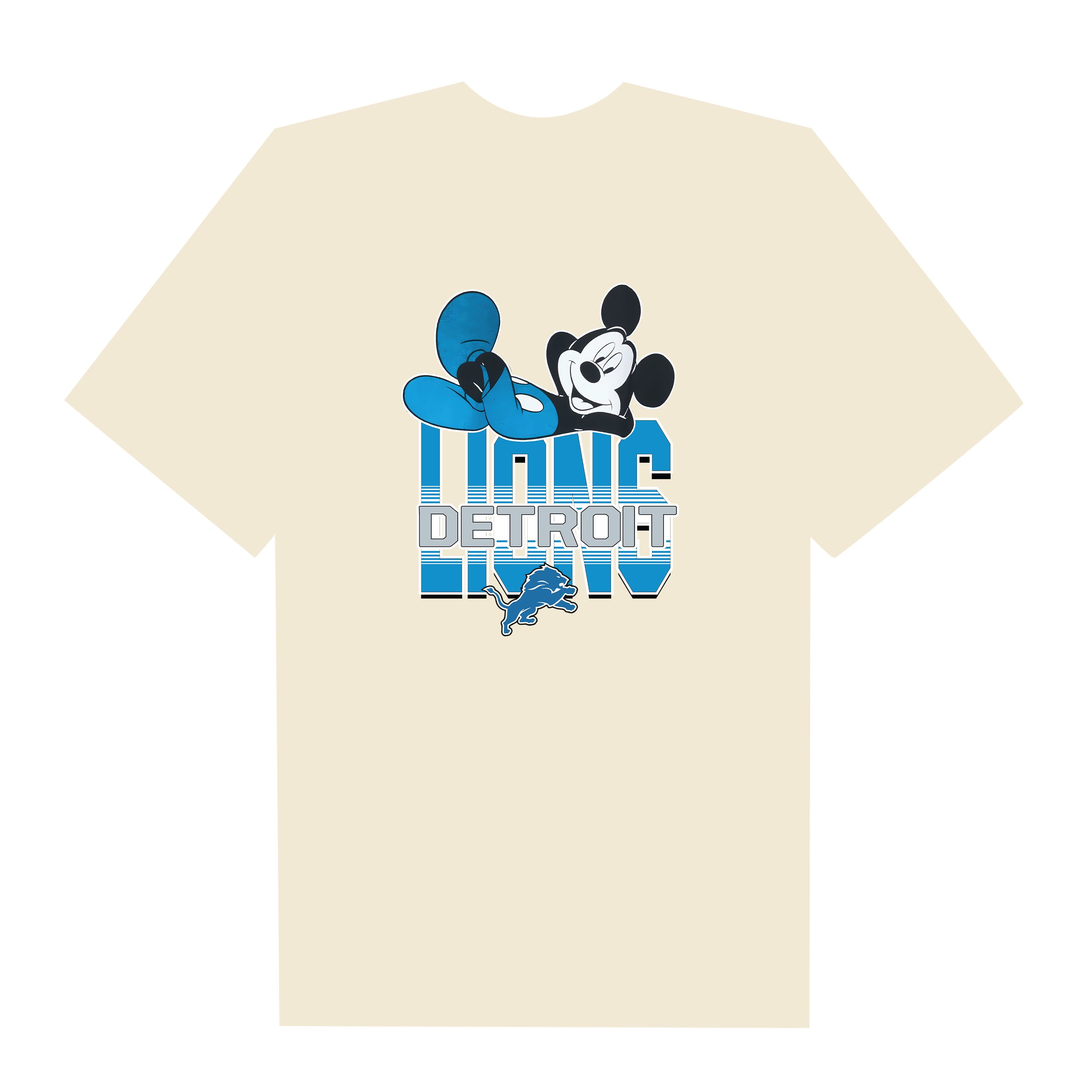 NFL Lions Mickey Kick T-Shirt