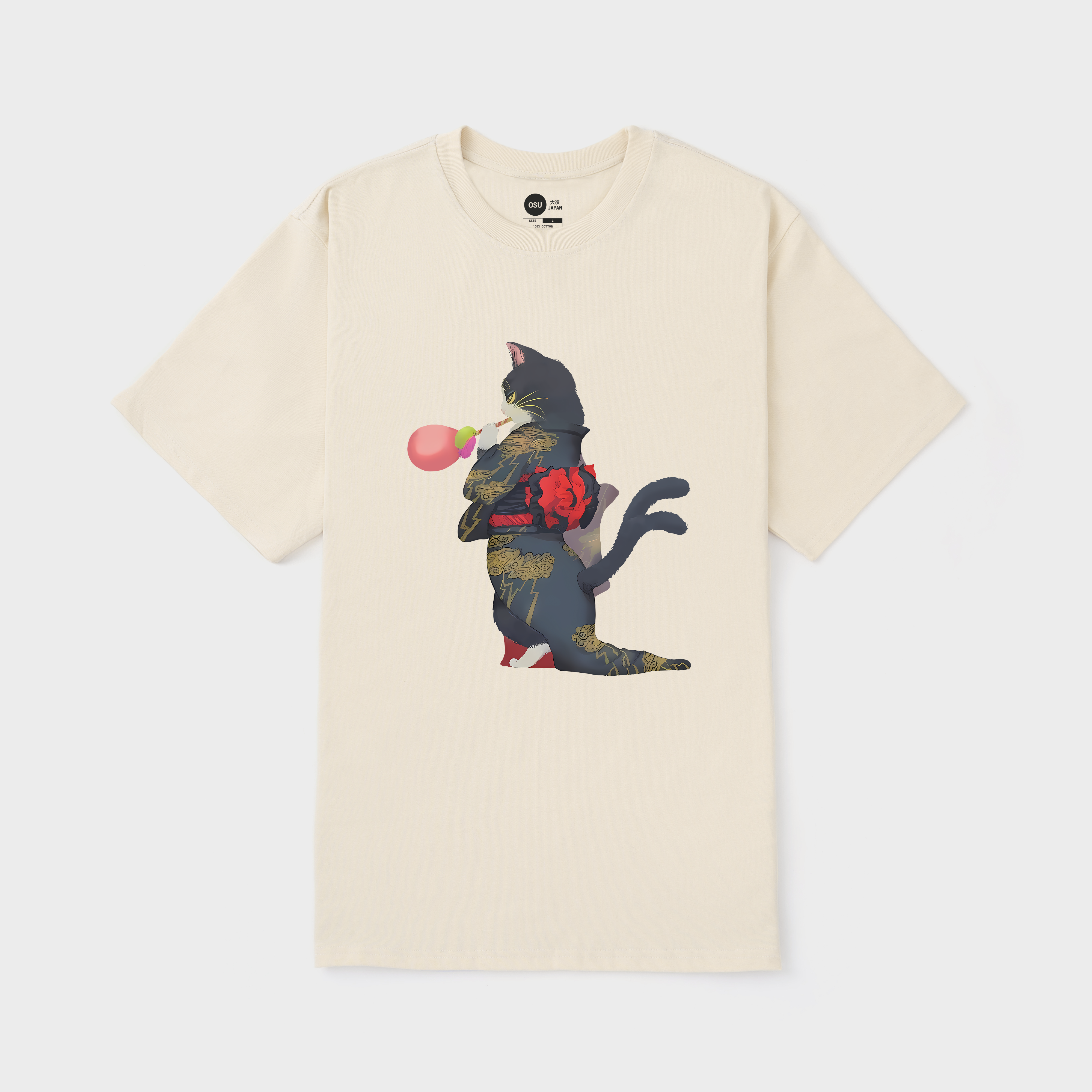 CUTE JAPANESE CAT T-SHIRT / KEM