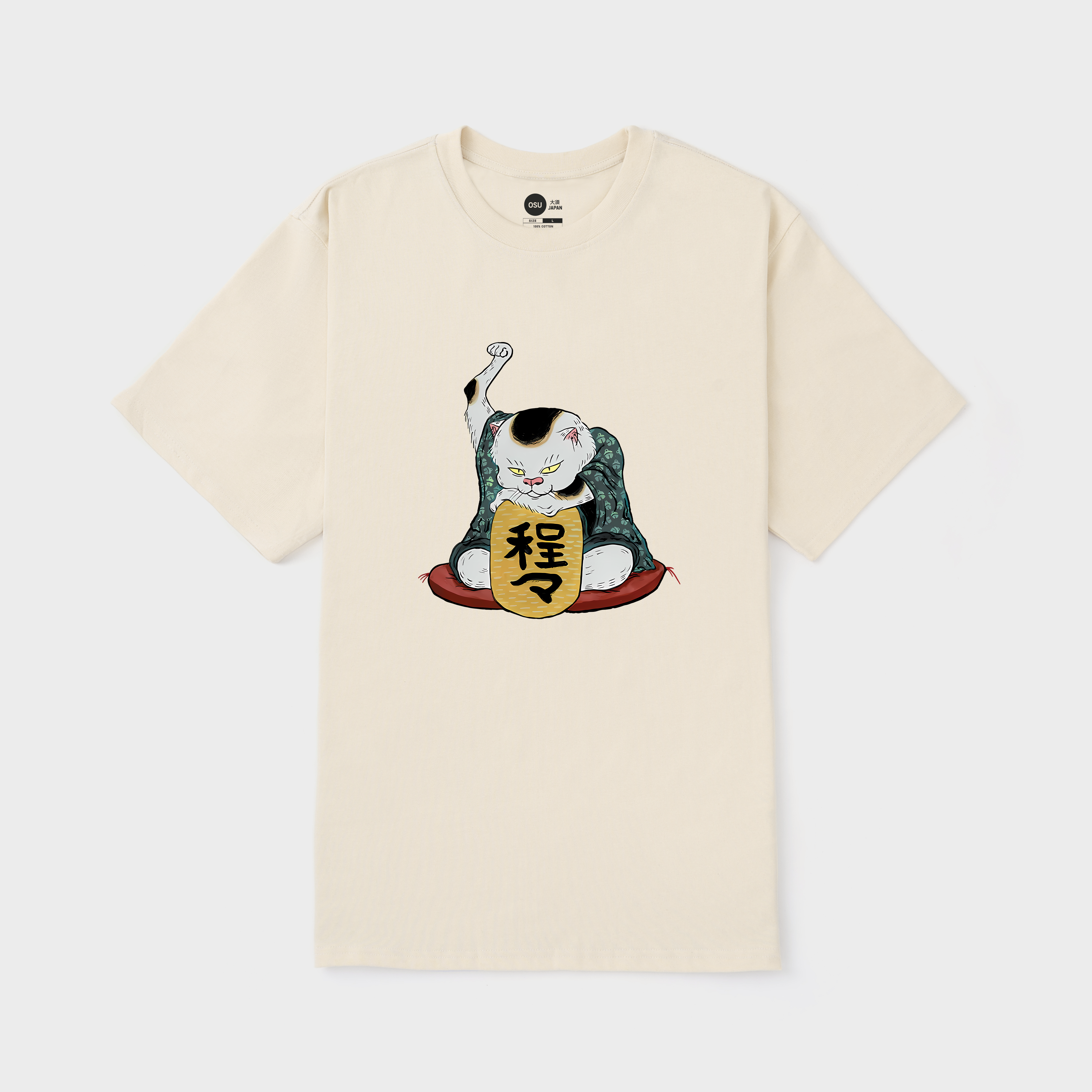 JAPANESE CAT FUNNY T-SHIRT / KEM