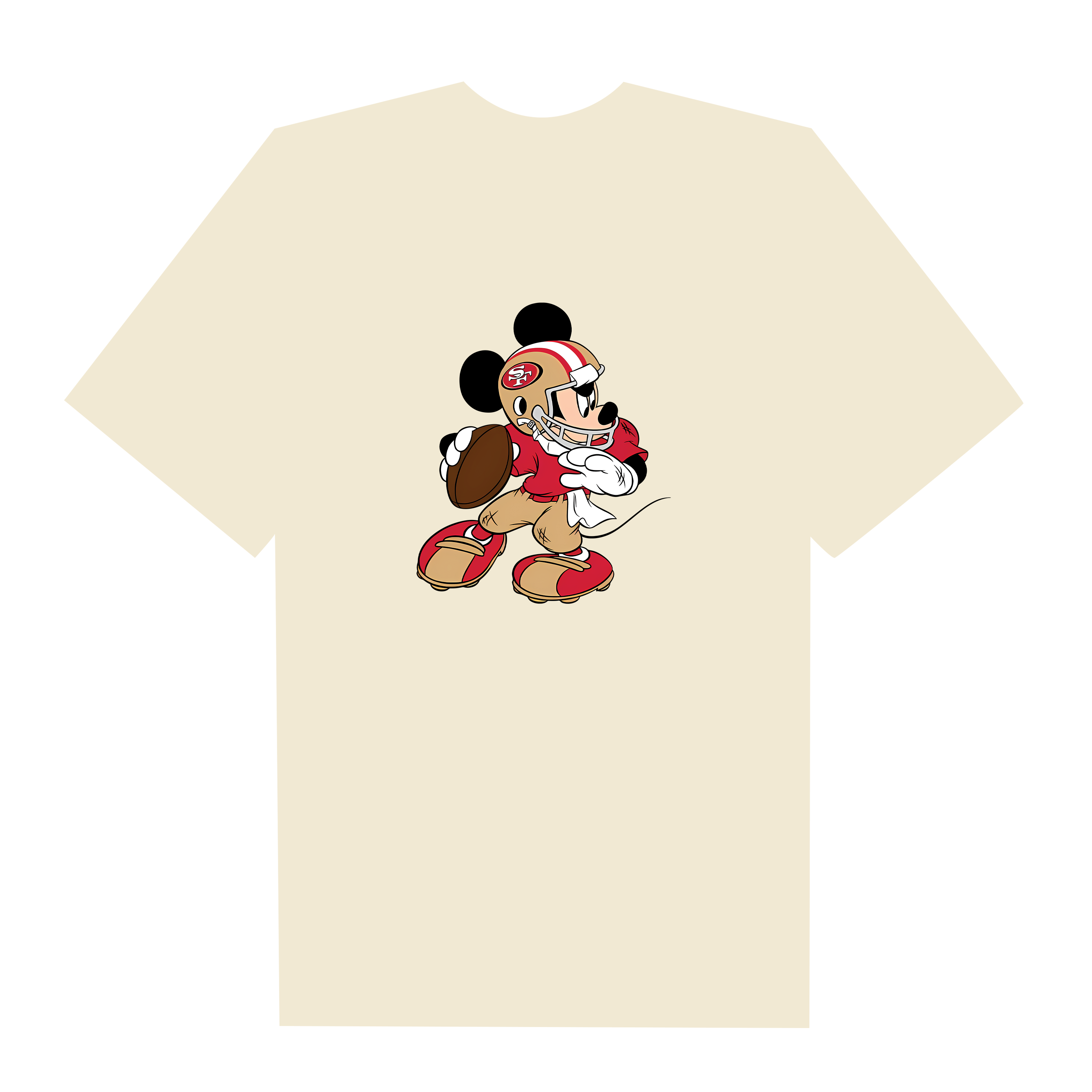 San Francisco 49ers Mickey Mouse T-Shirt