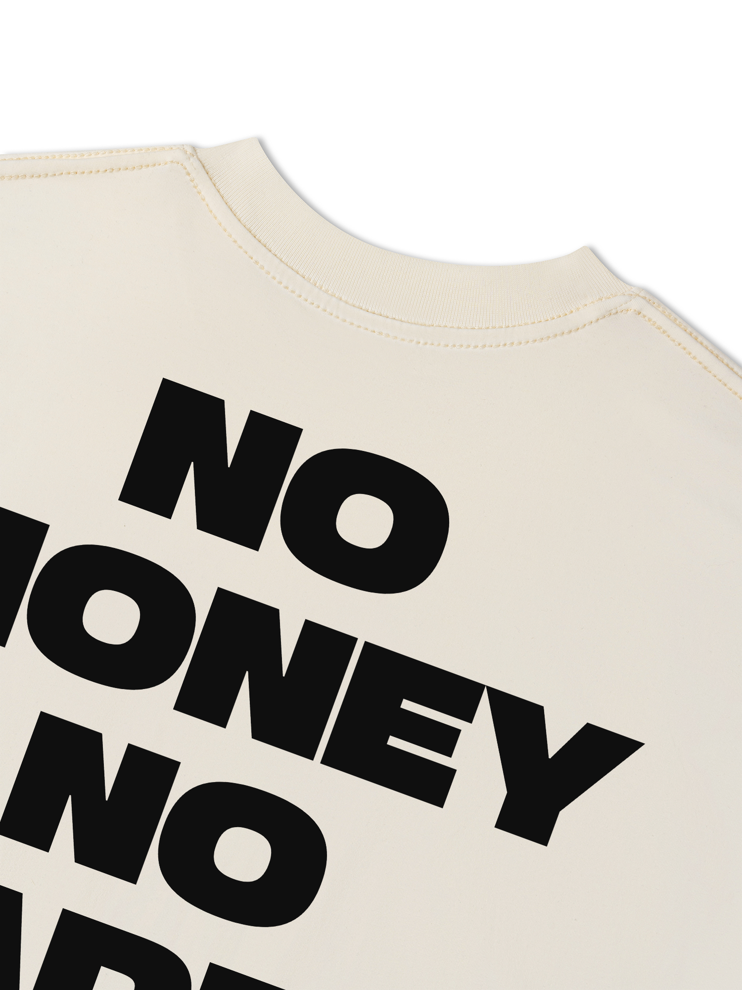 Áo Thun Relaxed Fit Money No Money No Happy