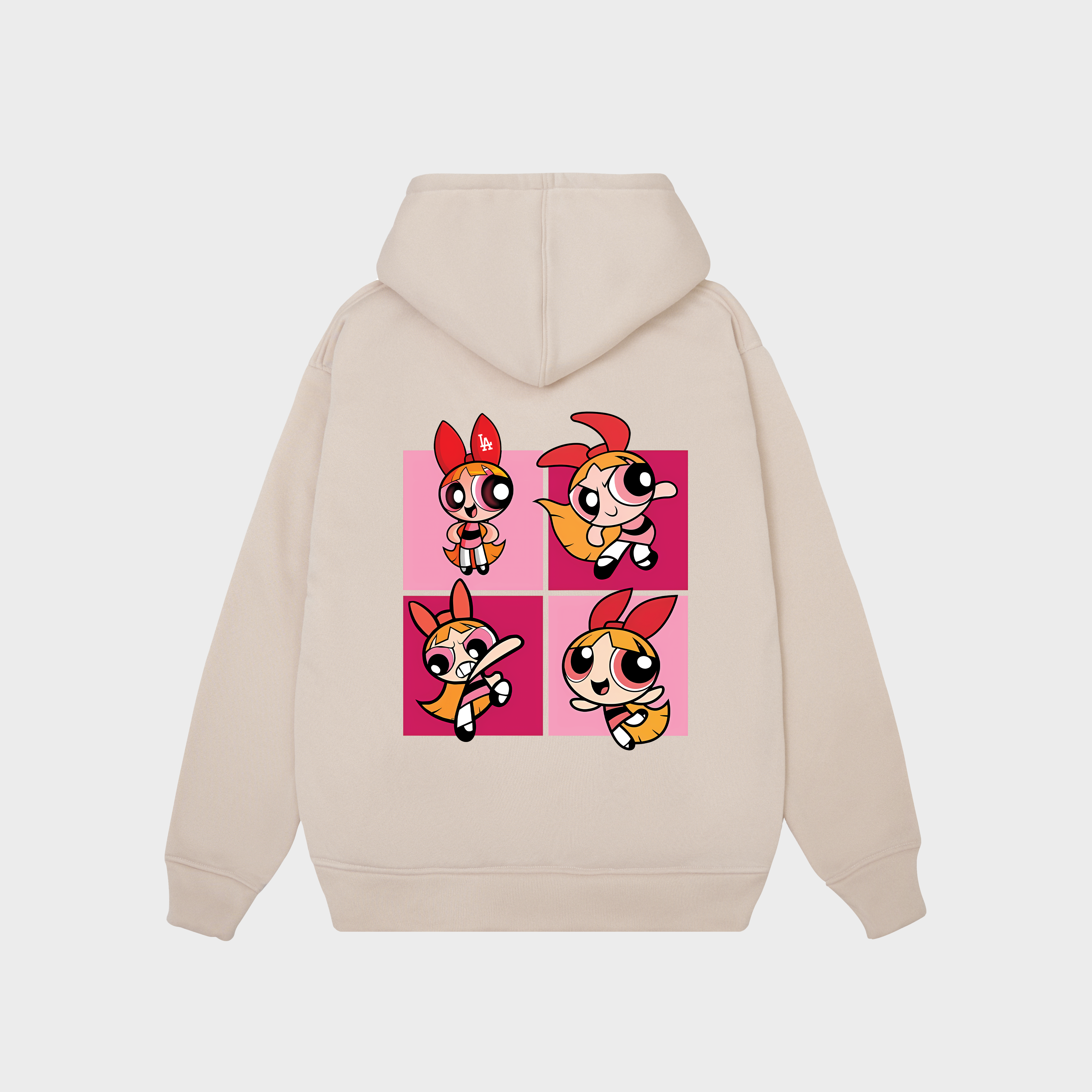 MLB The Powerpuff Girls Pink Hoodie