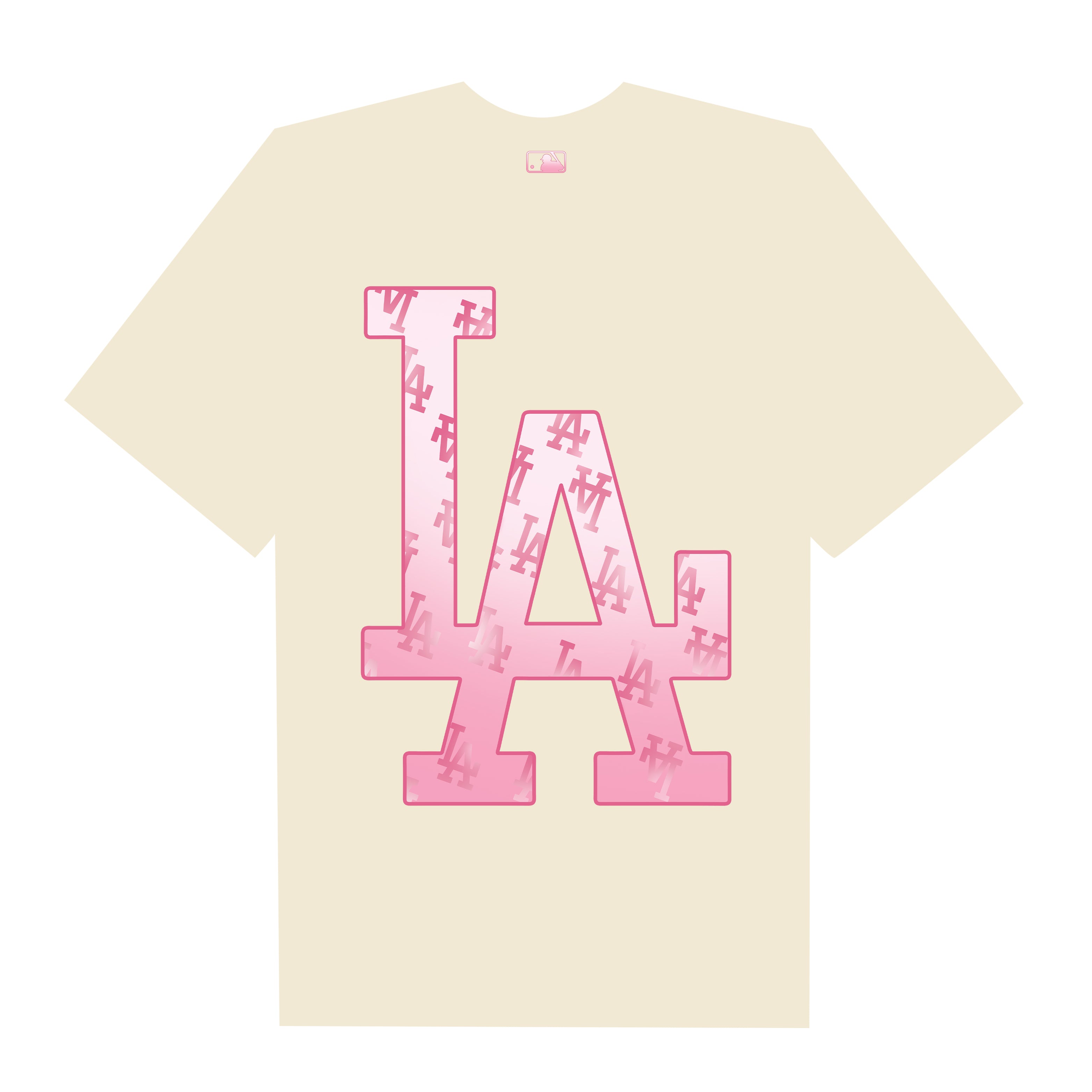 MLB Los Angeles Dodgers Omber Pink T-Shirt