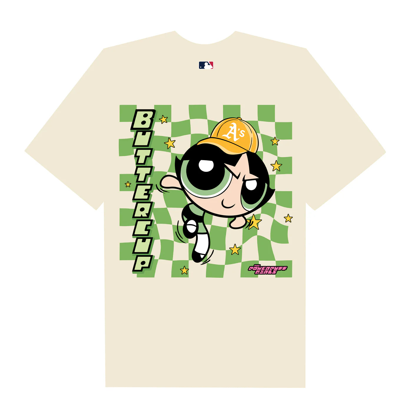 Flash Sale MLB Buttercup A's The Powerpuff Girls T-Shirt