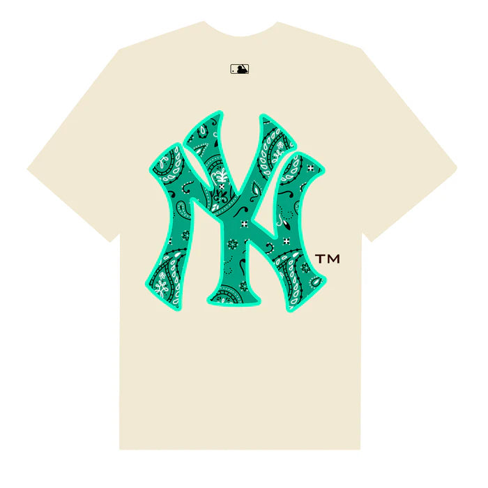 Flash Sale MLB Floral Green Logo T-Shirt