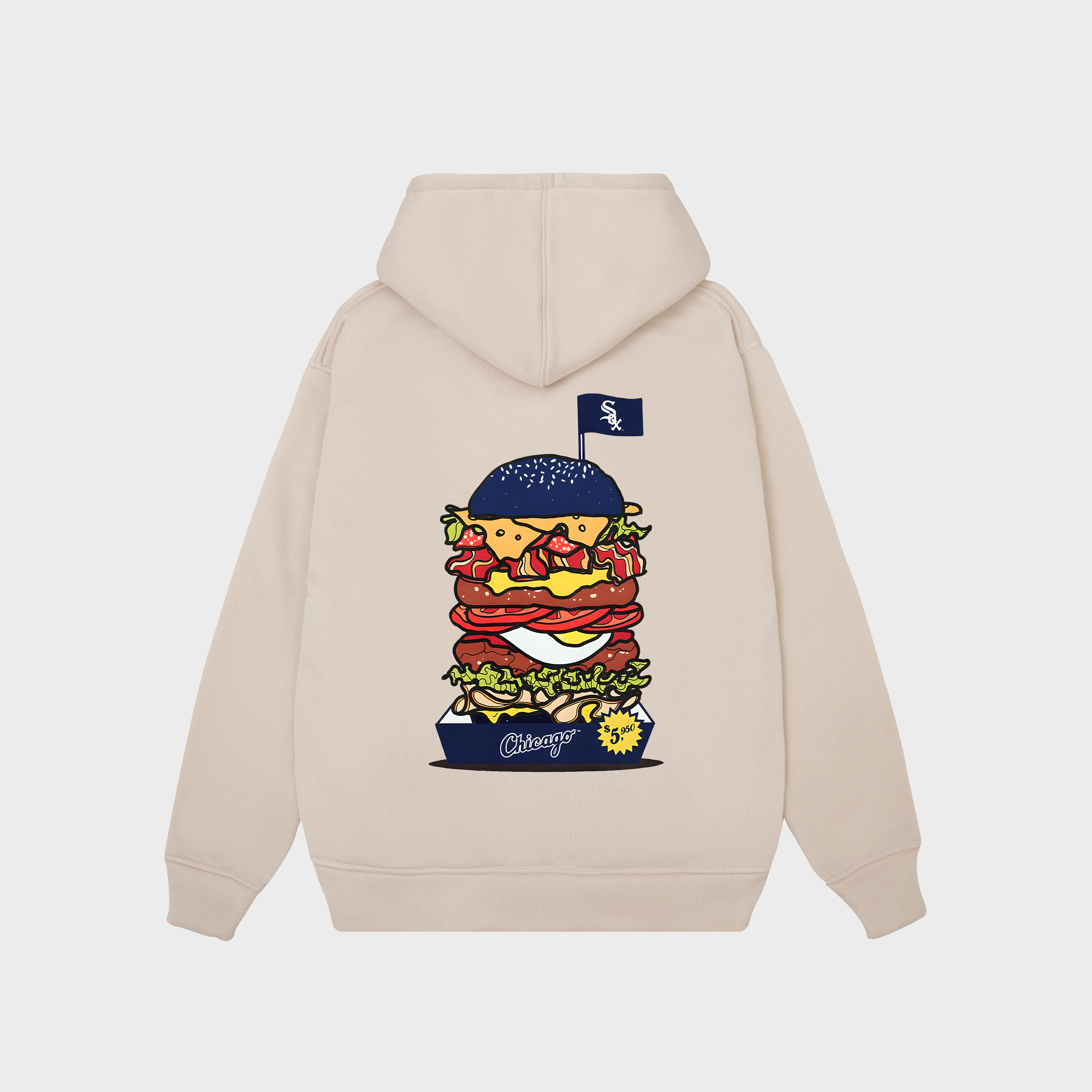 MLB Chicago Sox Hamburger Hoodie